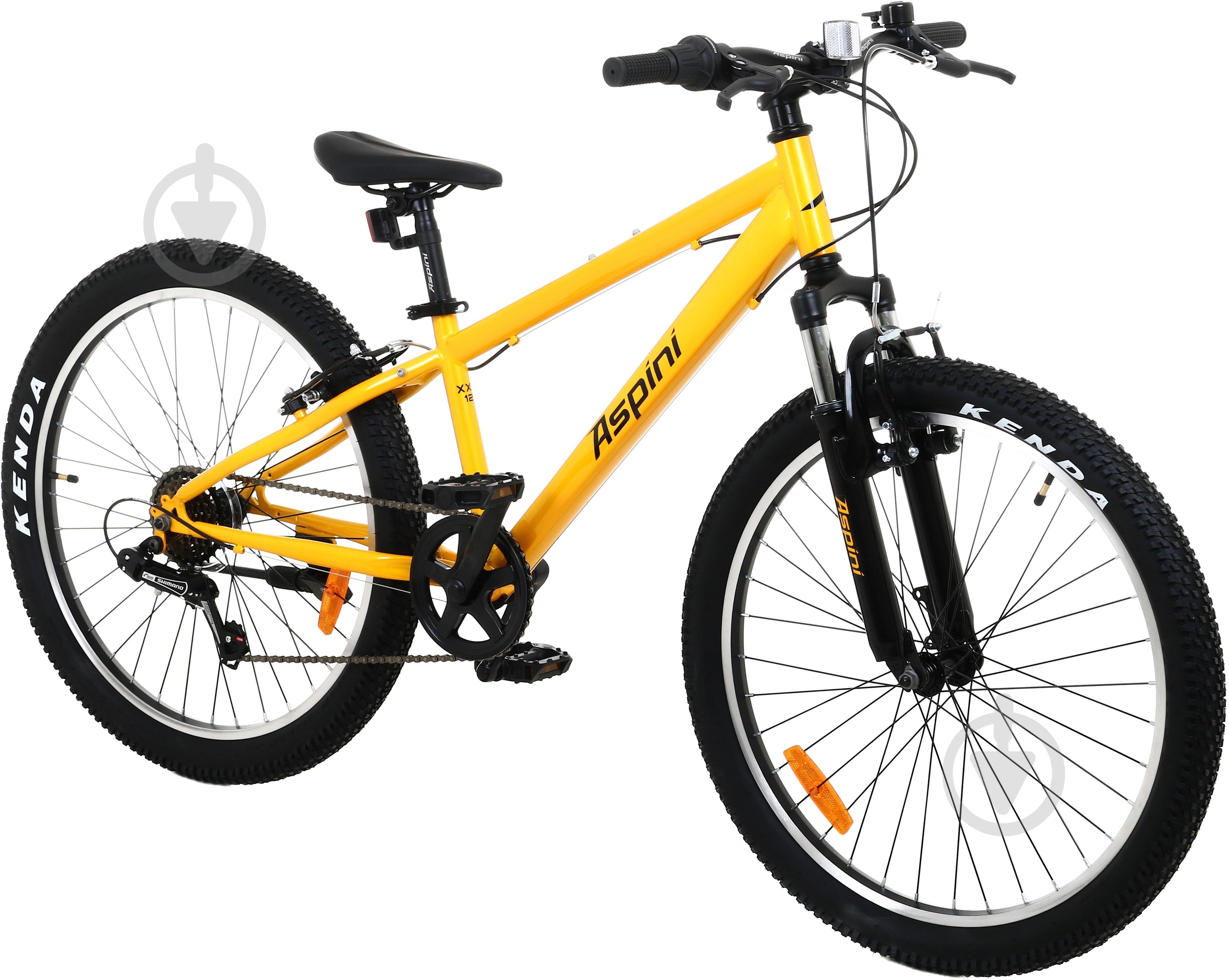 Велосипед Aspini 24" 12"(30 см) Rapido 24 RA24-YL жовтий - фото 2 Велосипед Aspini 24" 12"(30 см) Rapido 24 RA24-YL жовтий - фото 2