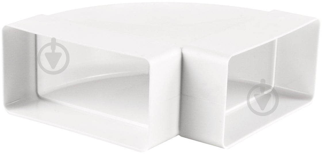 Колено горизонтальное 90° Вентс Пластивент 120x60 7271 - фото 1