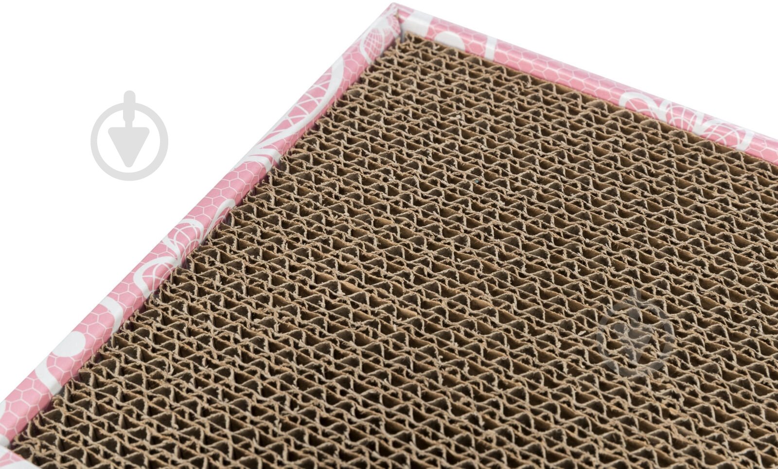 Кігтеточка Trixie для котів з двома кульками та котячою м'ятою картон рожевий 48х5х25 cм 48005 - фото 3