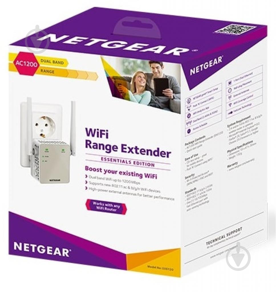 Ретранслятор NETGEAR EX6120 (EX6120-100PES) - фото 5 Ретранслятор NETGEAR EX6120 (EX6120-100PES) - фото 5