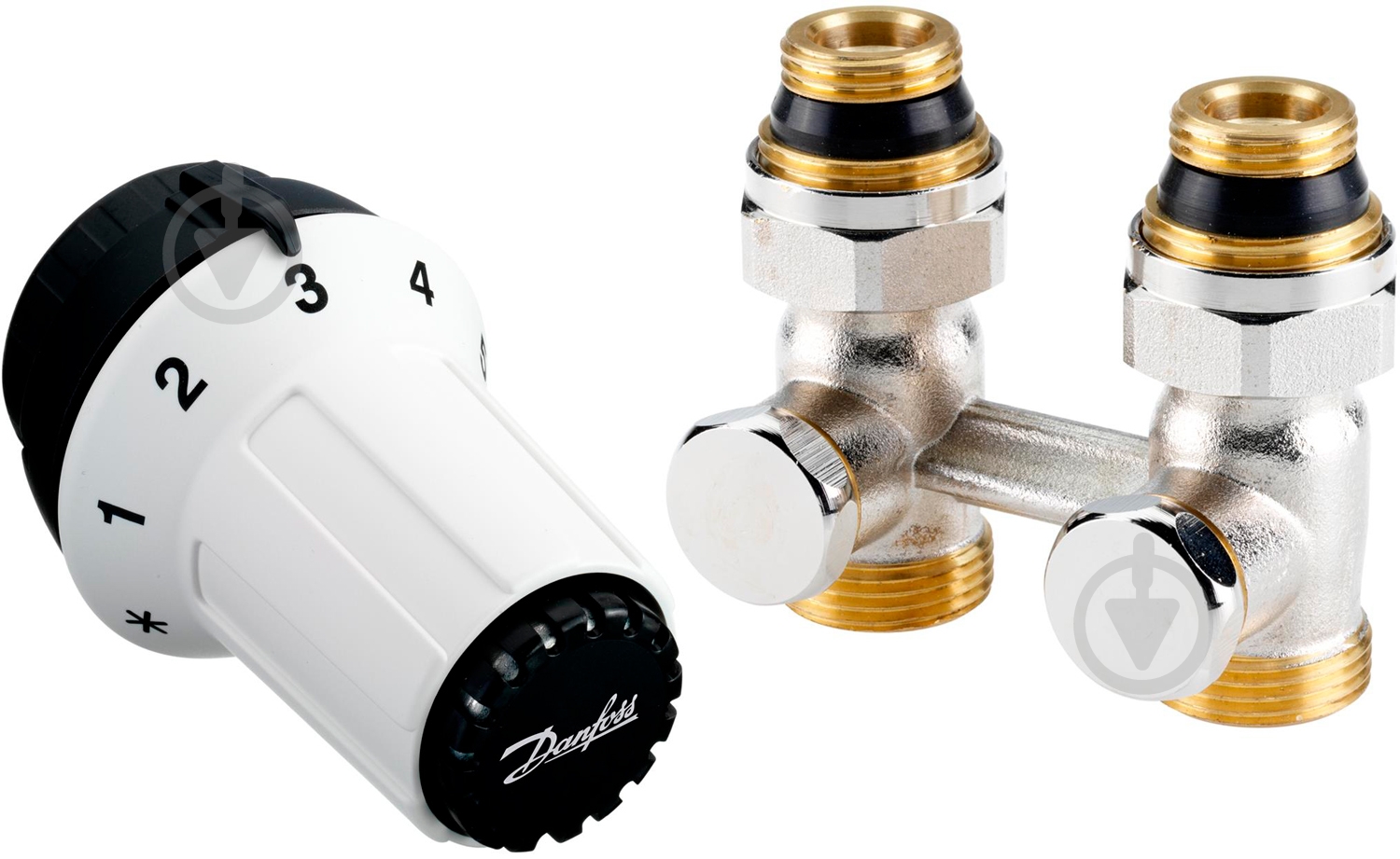 Термостатический комплект Danfoss RAS-C + RLV-KS 1/2 ", прямой - фото 1 Термостатический комплект Danfoss RAS-C + RLV-KS 1/2 ", прямой - фото 1