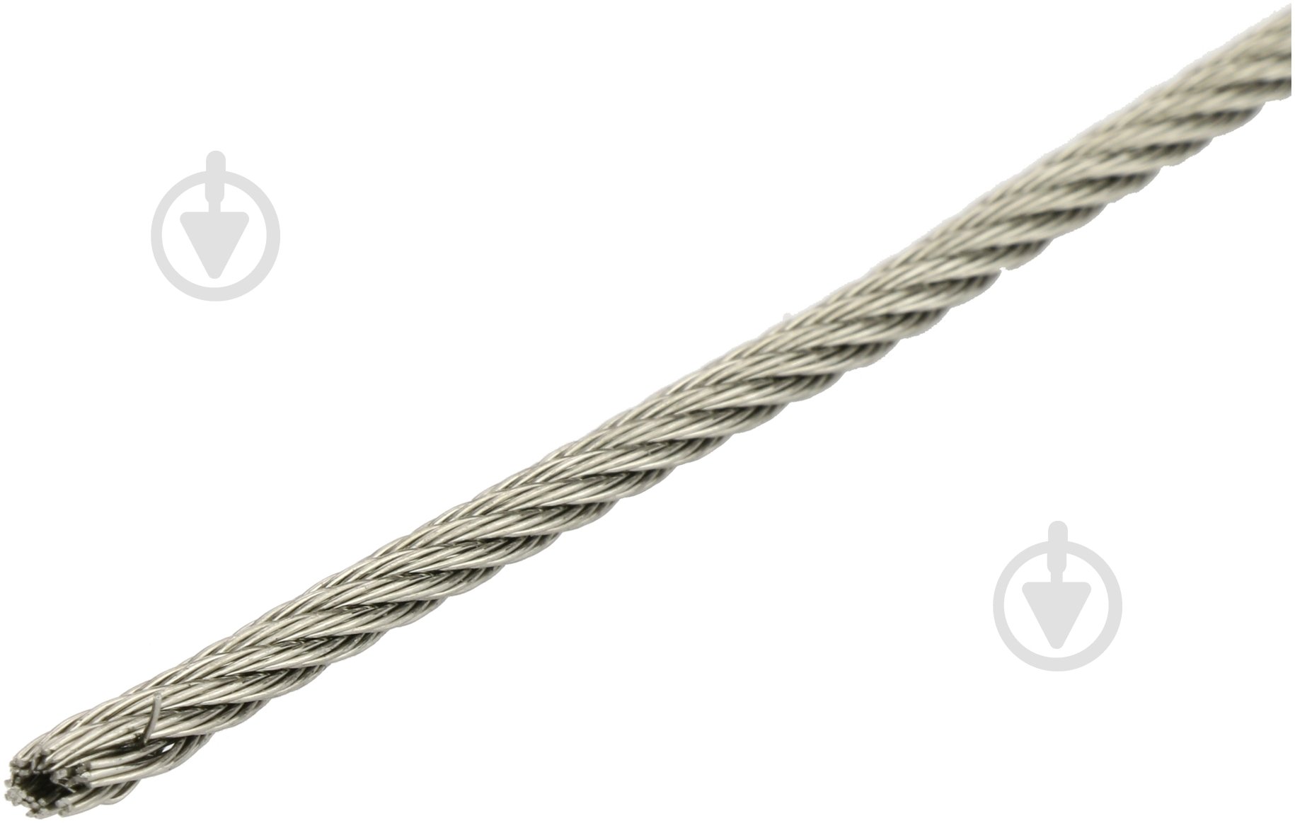 Трос нержавіючий (7х7) А4 D=3 мм на метраж пог. м DIN 3055 - фото 1