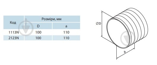 Держатель плоских каналов Вентс Пластивент 120x60 76 - фото 3