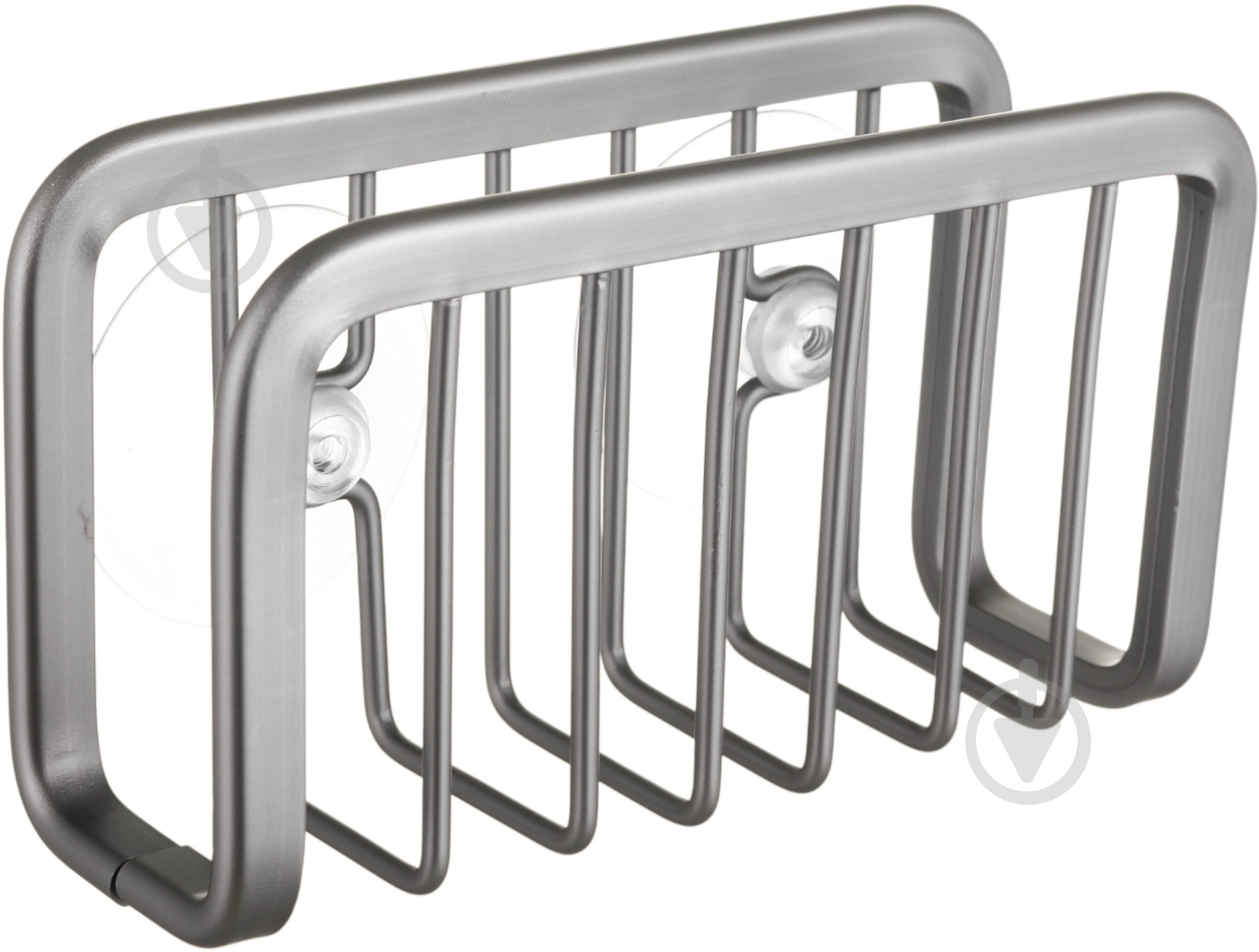 Органайзер для губки Flamberg Premium Sinky 15x5,2x8,4 см серый S-E804278P - фото 1 Органайзер для губки Flamberg Premium Sinky 15x5,2x8,4 см серый S-E804278P - фото 1