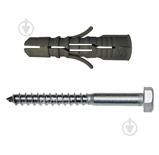 Дюбель распорный полипропилен с шурупом Expert Fix 10x50 мм 30 шт. - фото 1 Дюбель распорный полипропилен с шурупом Expert Fix 10x50 мм 30 шт. - фото 1