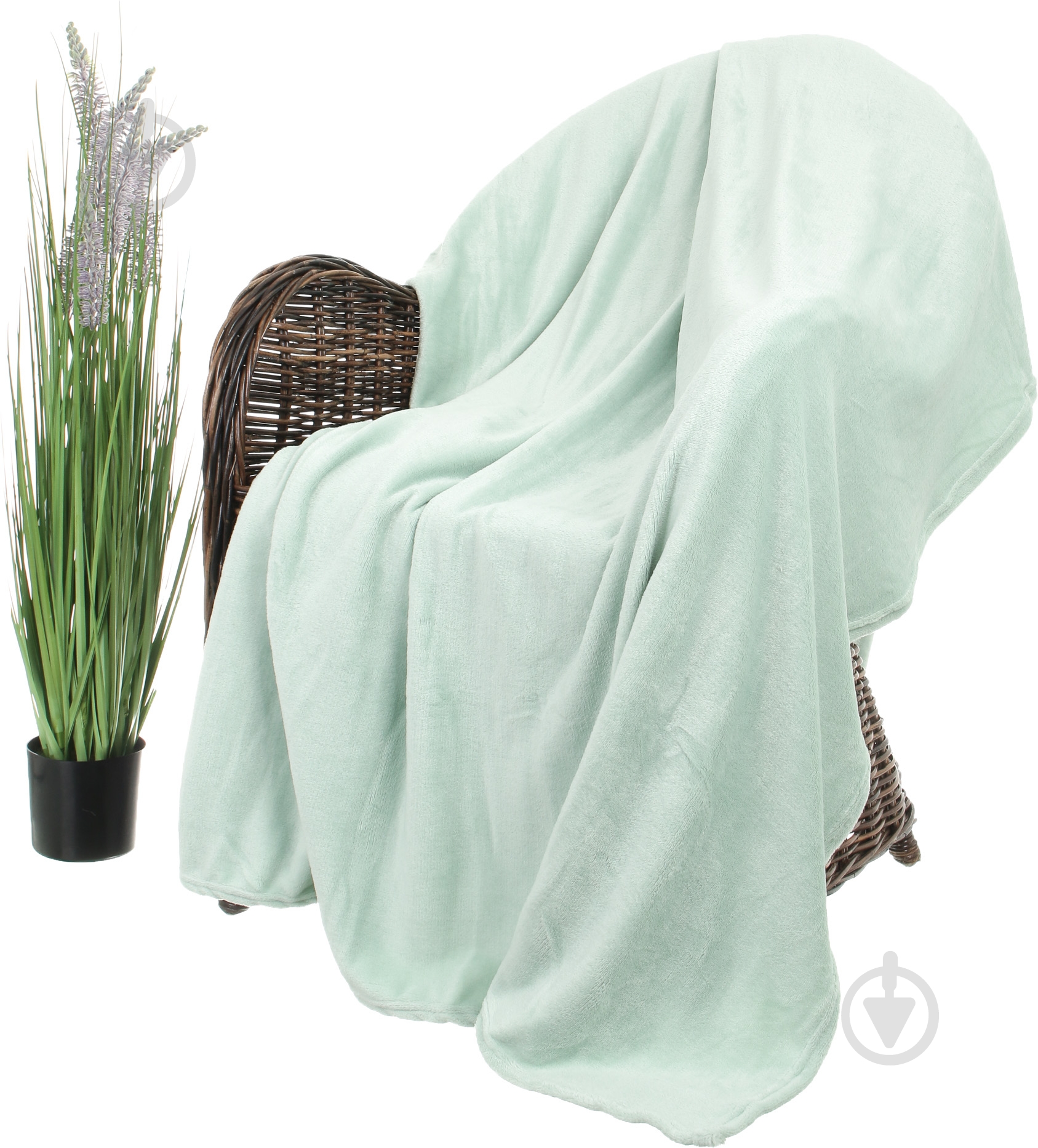 Плед Basic 200x220 см салатовий La Nuit - фото 1 Плед Basic 200x220 см салатовий La Nuit - фото 1