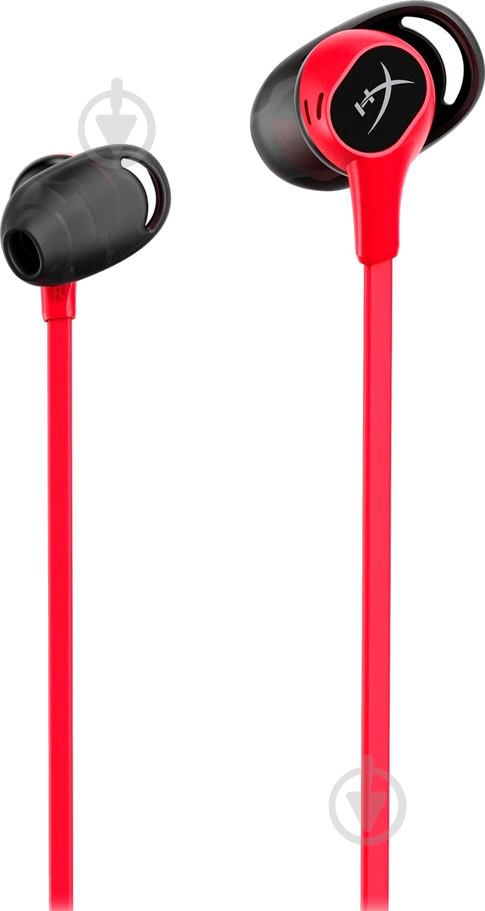 Гарнитура игровая HyperX Cloud Buds red/black (HEBBXX-MC-RD/G) - фото 2