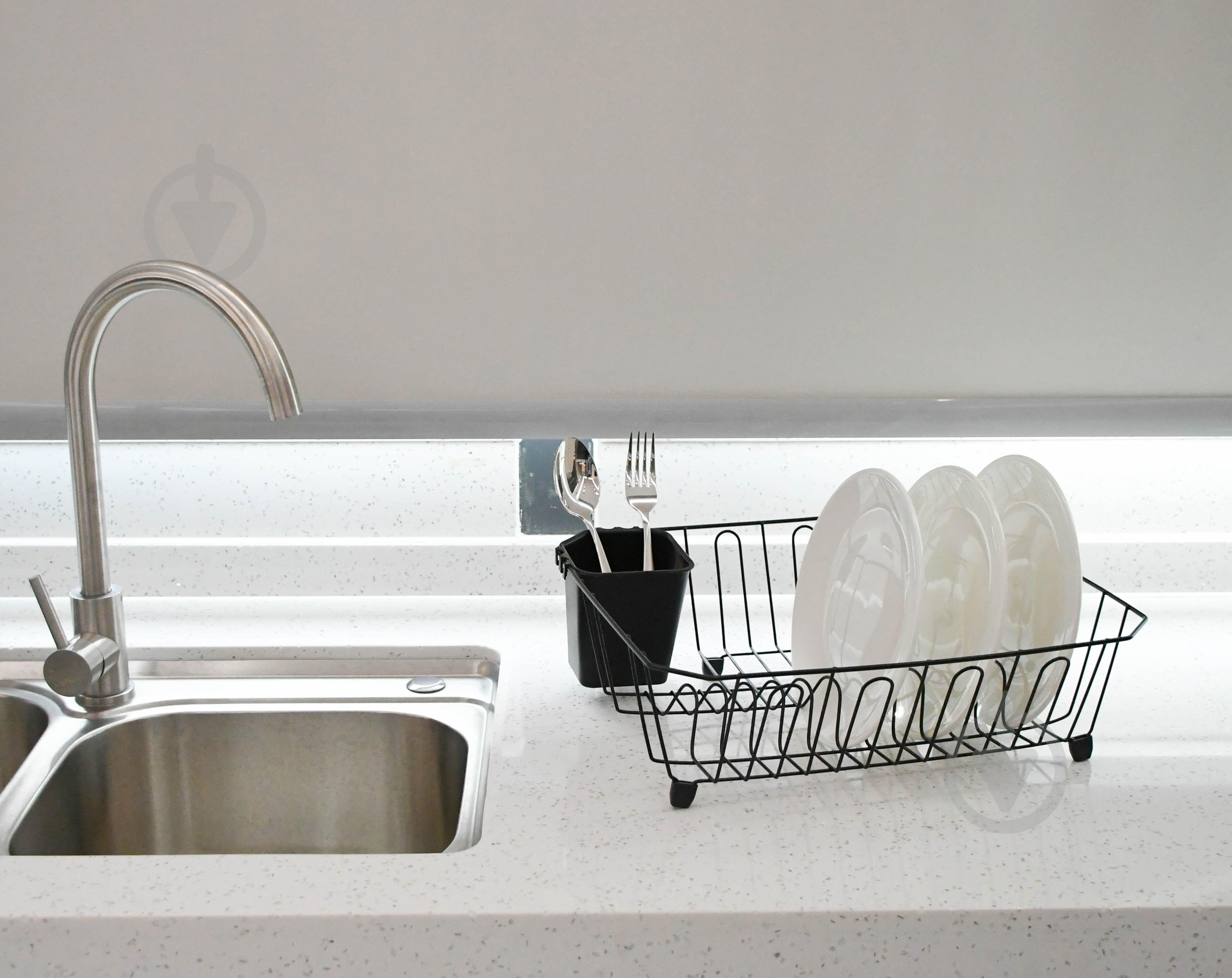 Сушилка для посуды Flamberg Premium Civico 36,5x32,5x11,5 см черный - фото 7 Сушилка для посуды Flamberg Premium Civico 36,5x32,5x11,5 см черный - фото 7