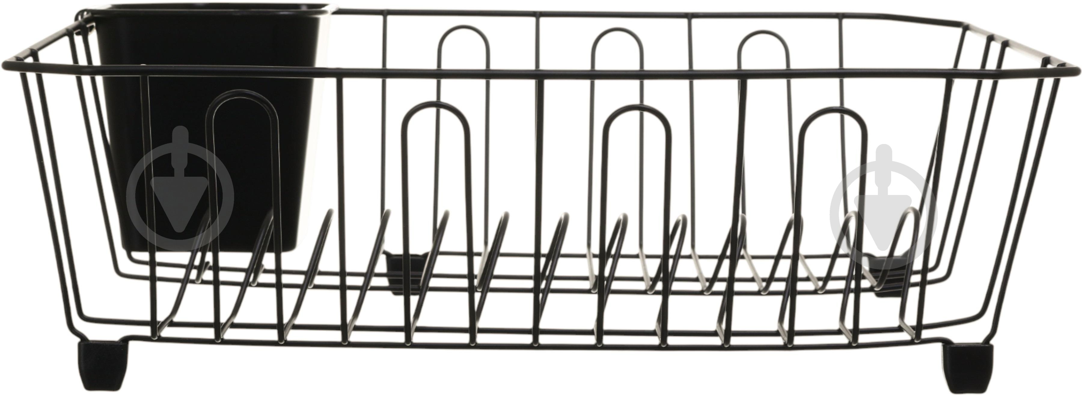 Сушилка для посуды Flamberg Premium Civico 36,5x32,5x11,5 см черный - фото 3 Сушилка для посуды Flamberg Premium Civico 36,5x32,5x11,5 см черный - фото 3