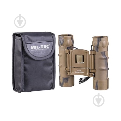 Бинокль Mil-Tec 10X25 GEN II DESERT - фото 1