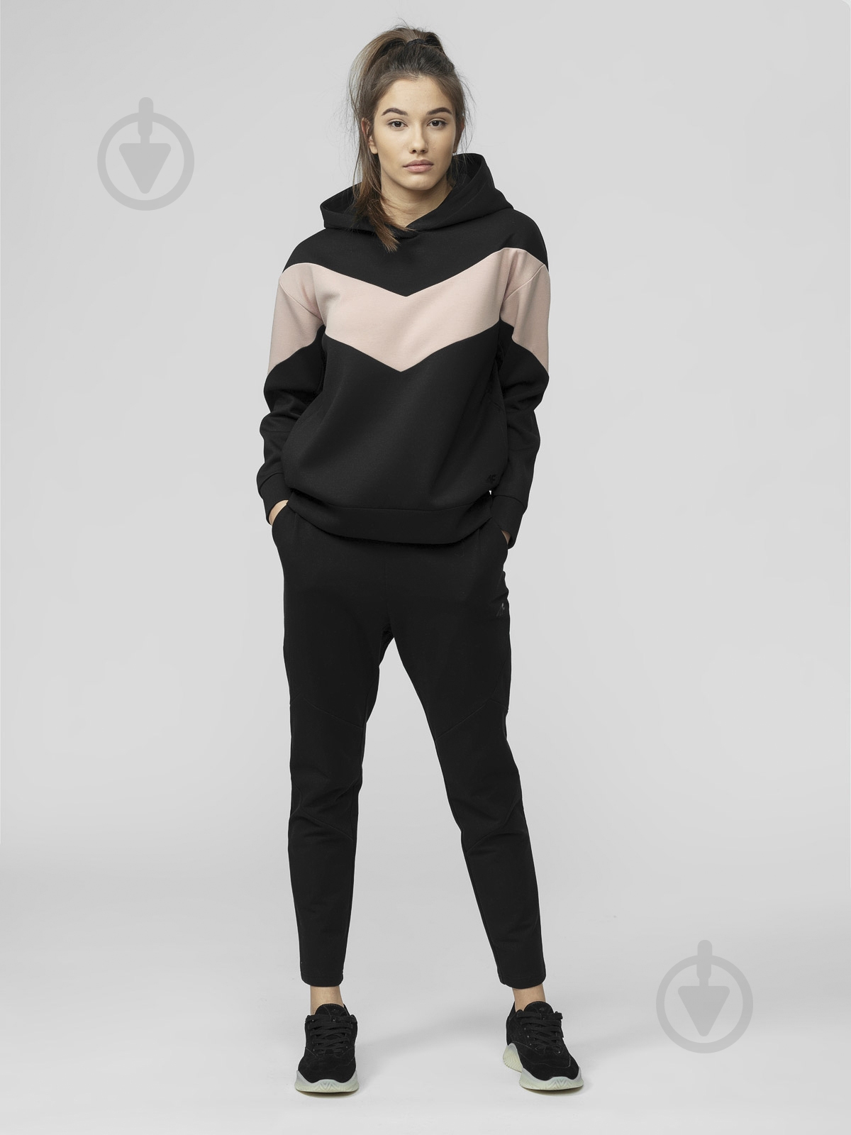 Штани 4F H4L21-SPDD015-20S р. XL чорний - фото 1