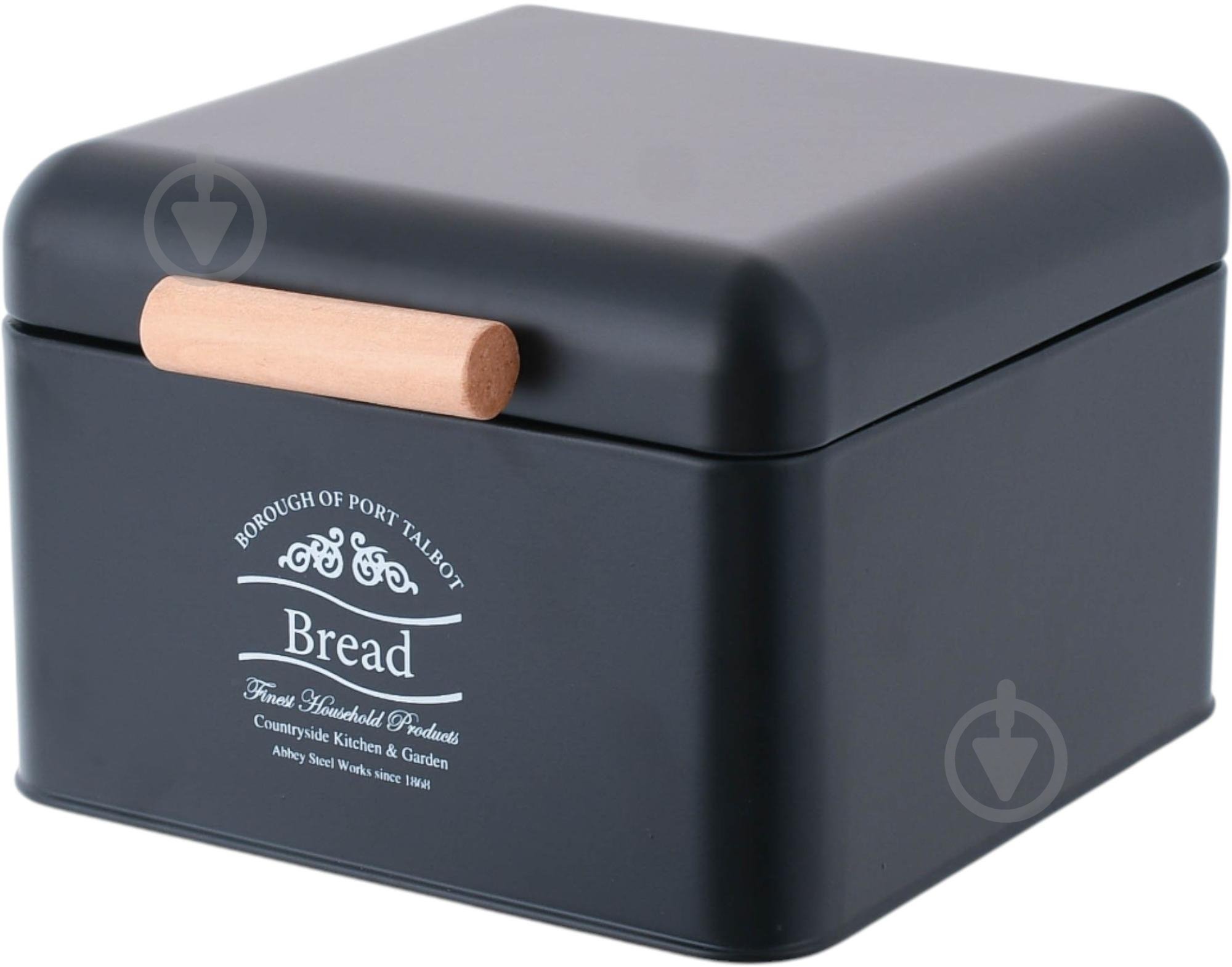 Хлебница Flamberg Premium Civico 20,1x20,1x14,2 см черный - фото 1
