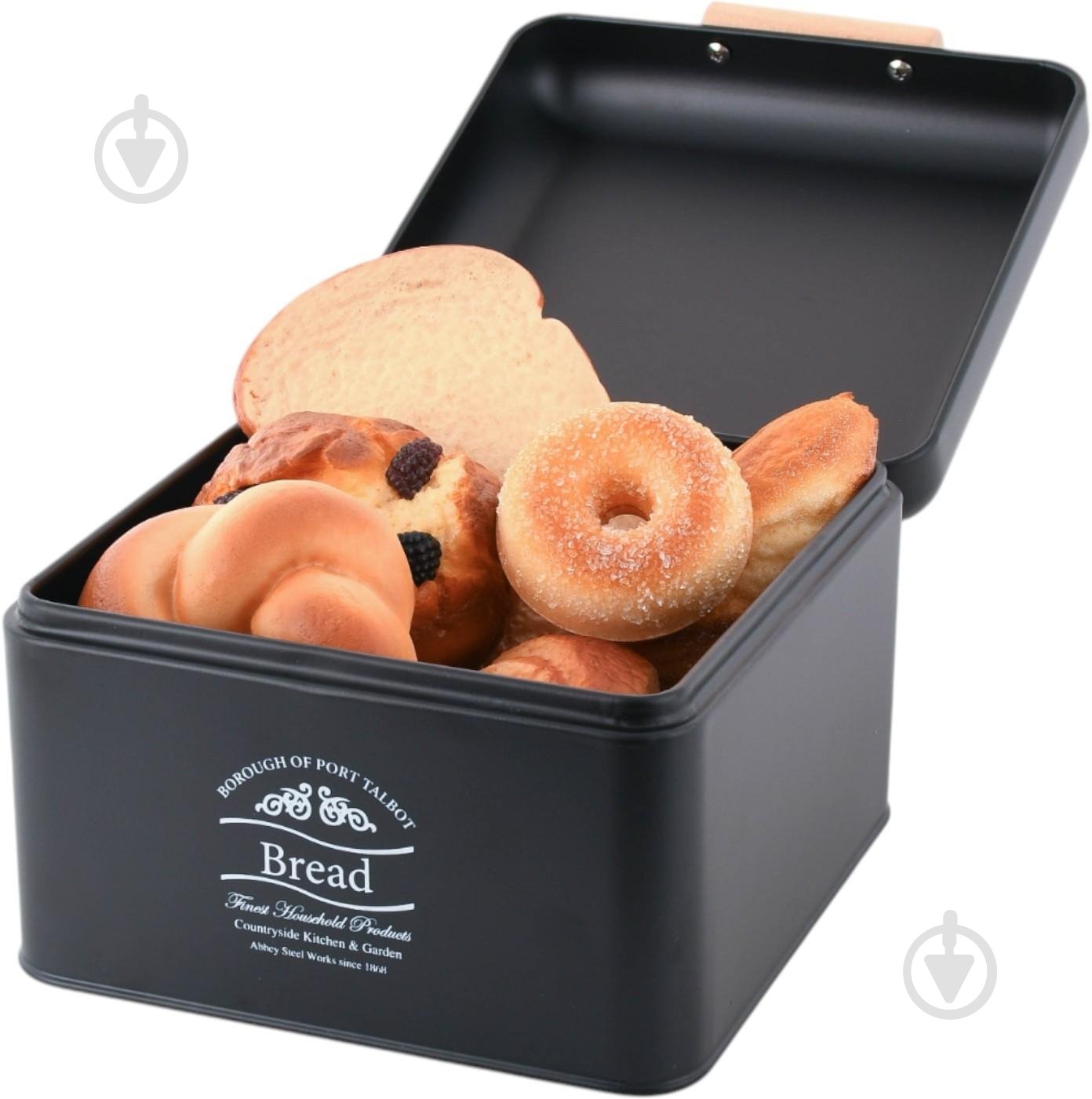 Хлебница Flamberg Premium Civico 20,1x20,1x14,2 см черный - фото 5
