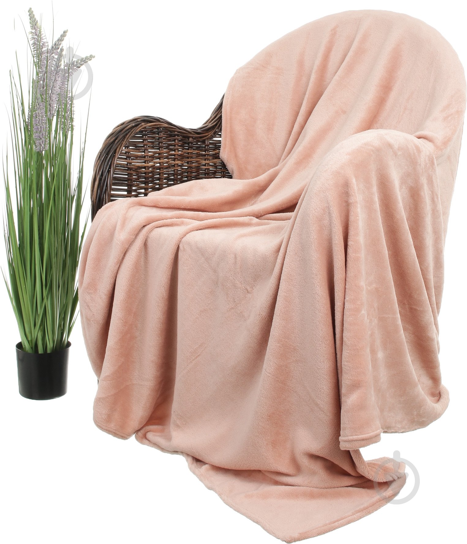 Плед Basic 160x200 см коралловый La Nuit - фото 1