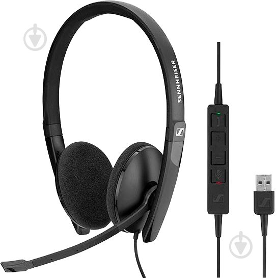 Гарнитура Sennheiser SC 160 USB black (508315) - фото 1