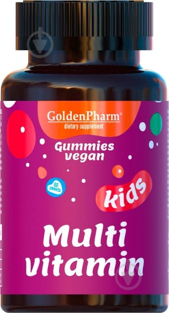Мультивітаміни Unipharm для дітей веганський мармелад 60 шт./уп. - фото 1 Мультивітаміни Unipharm для дітей веганський мармелад 60 шт./уп. - фото 1
