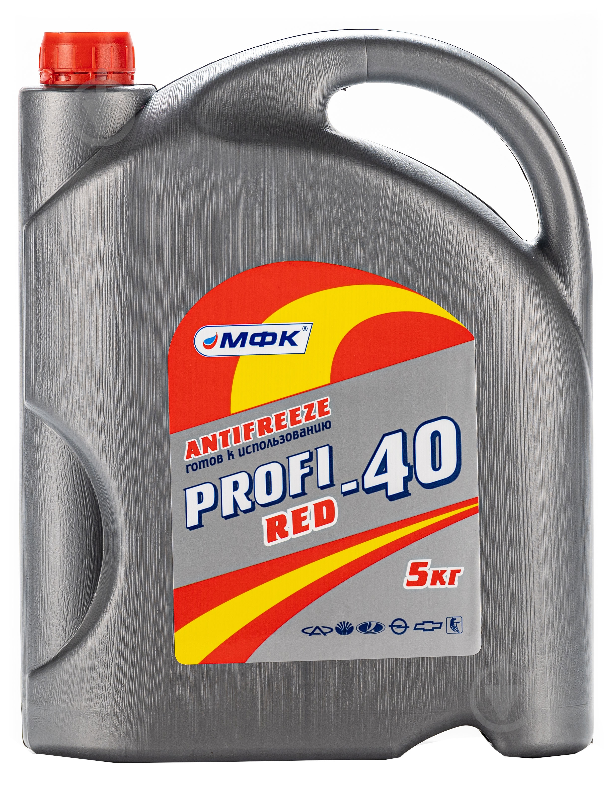 Антифриз MFC PROFI-40 от -30 до +40 готовый 5 л красный (12561) - фото 1