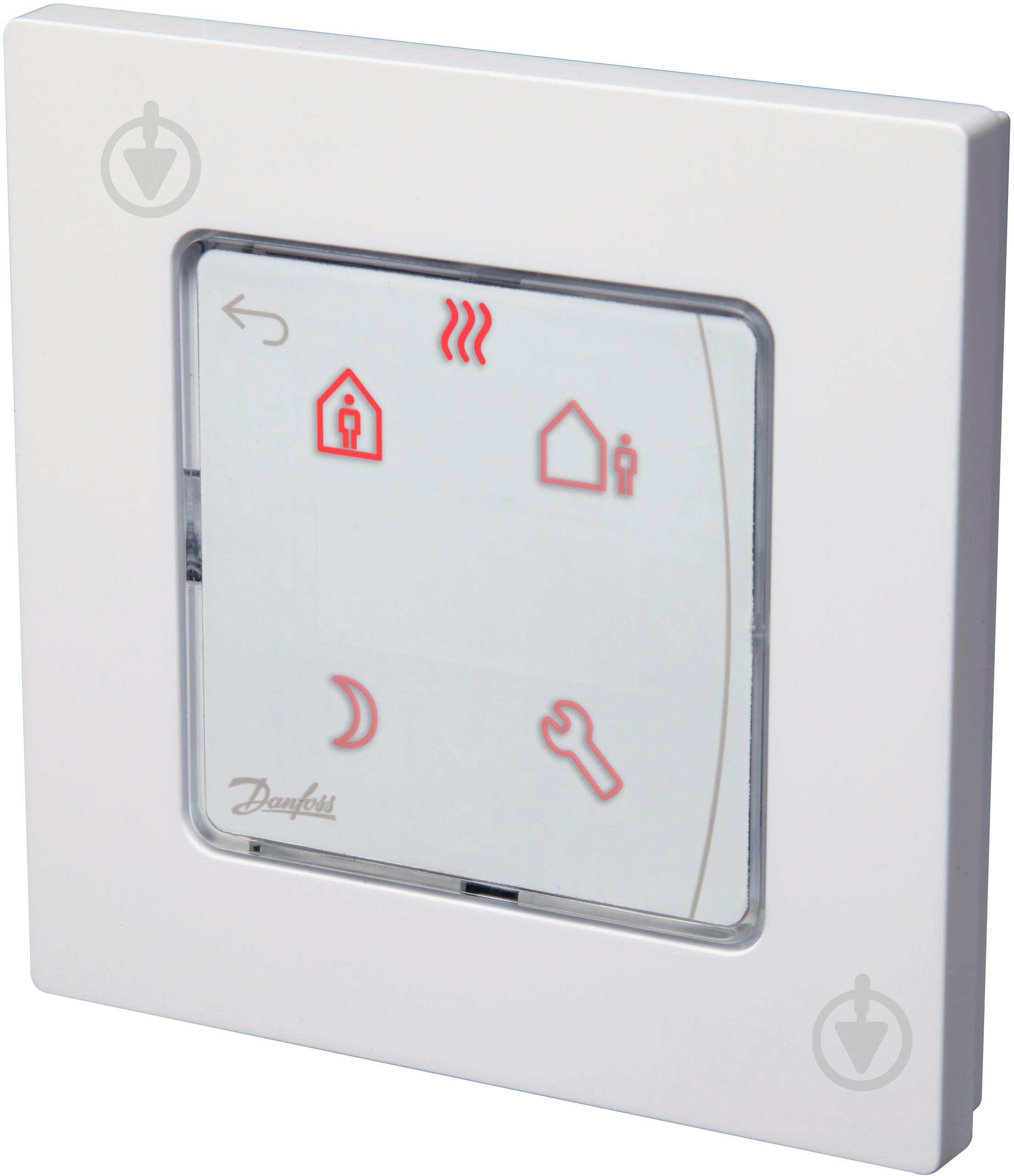 Терморегулятор Danfoss Icon Display, сенсорний, програмований, опц.датчік темп.підлоги, 230V, 80 х 8 088U1020 - фото 1