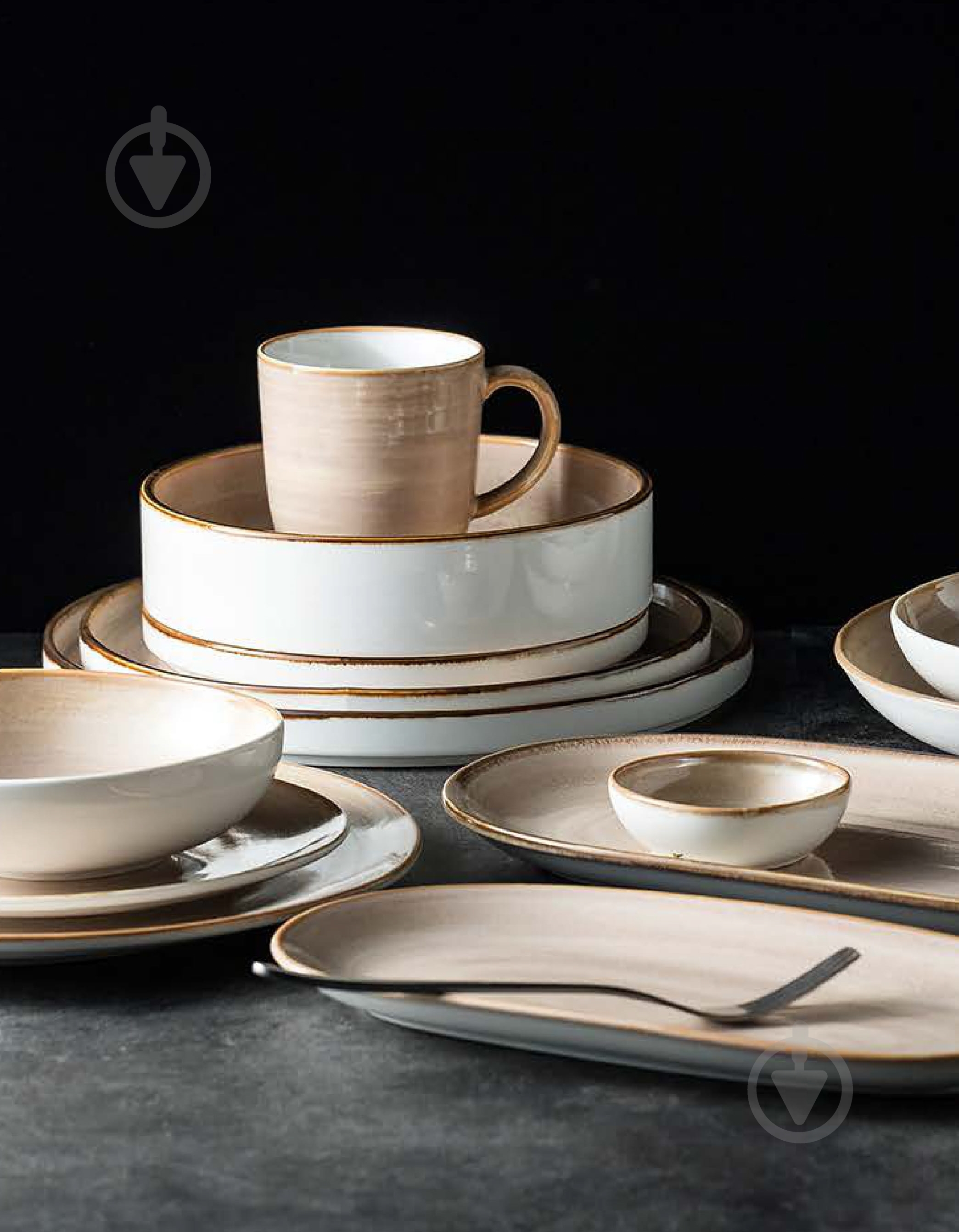 Тарелка обеденная Fiora Quicksand 20,3 см - фото 3