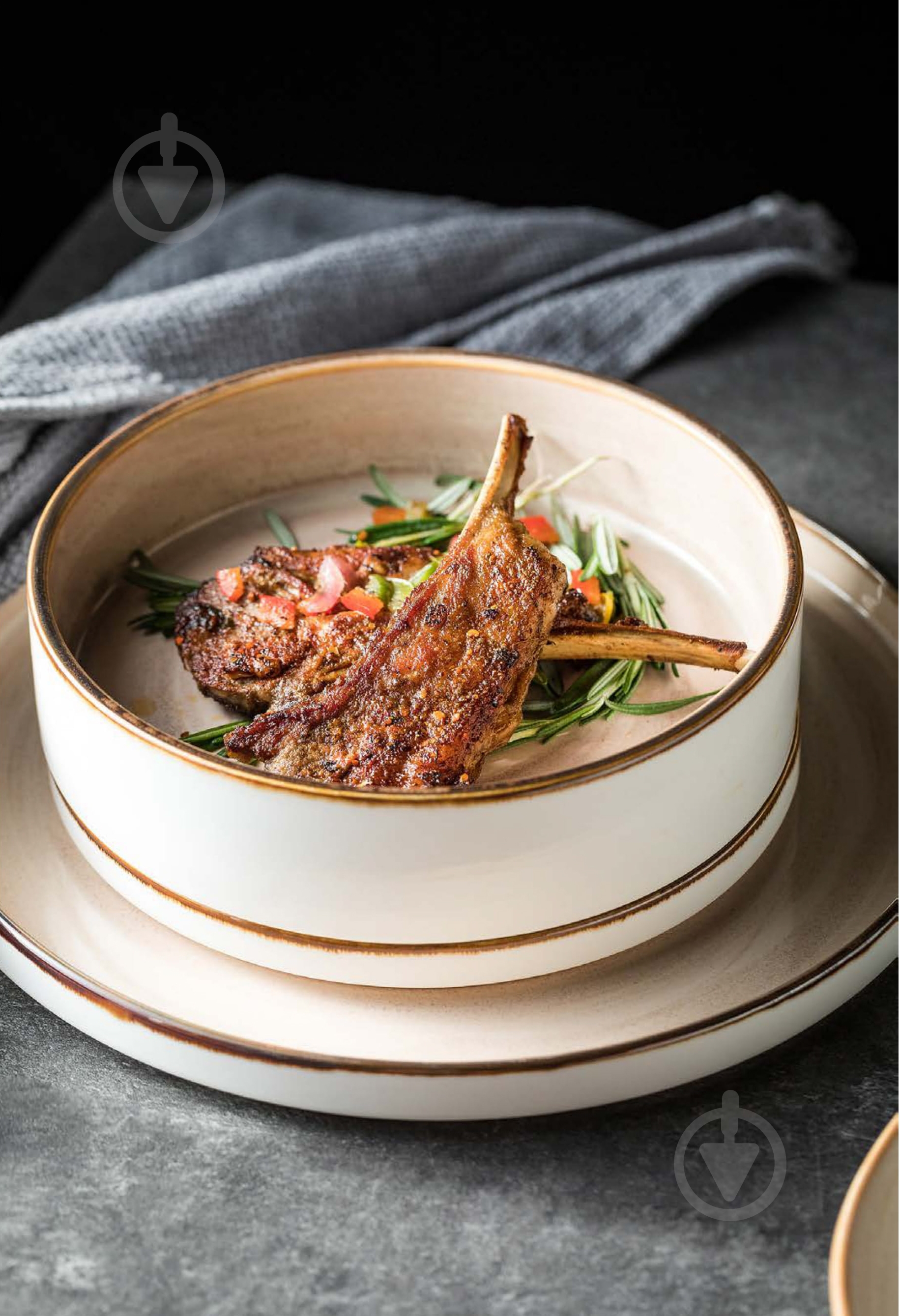 Тарелка обеденная Fiora Quicksand 20,3 см - фото 6