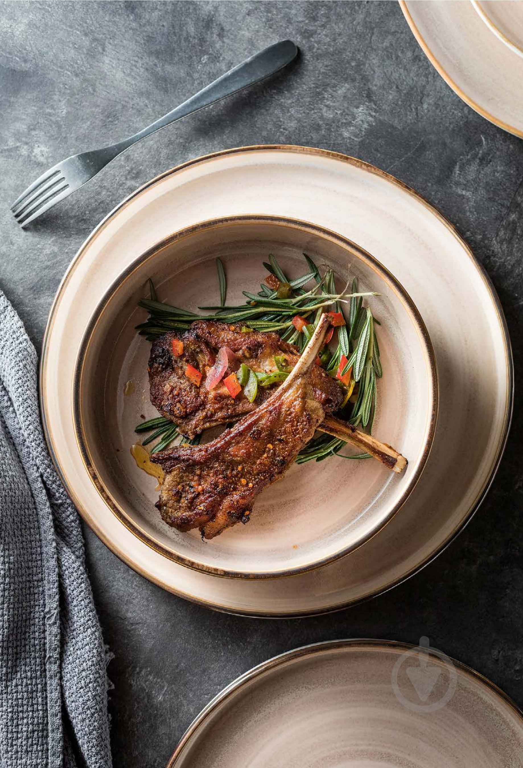 Тарелка обеденная Fiora Quicksand 20,3 см - фото 8