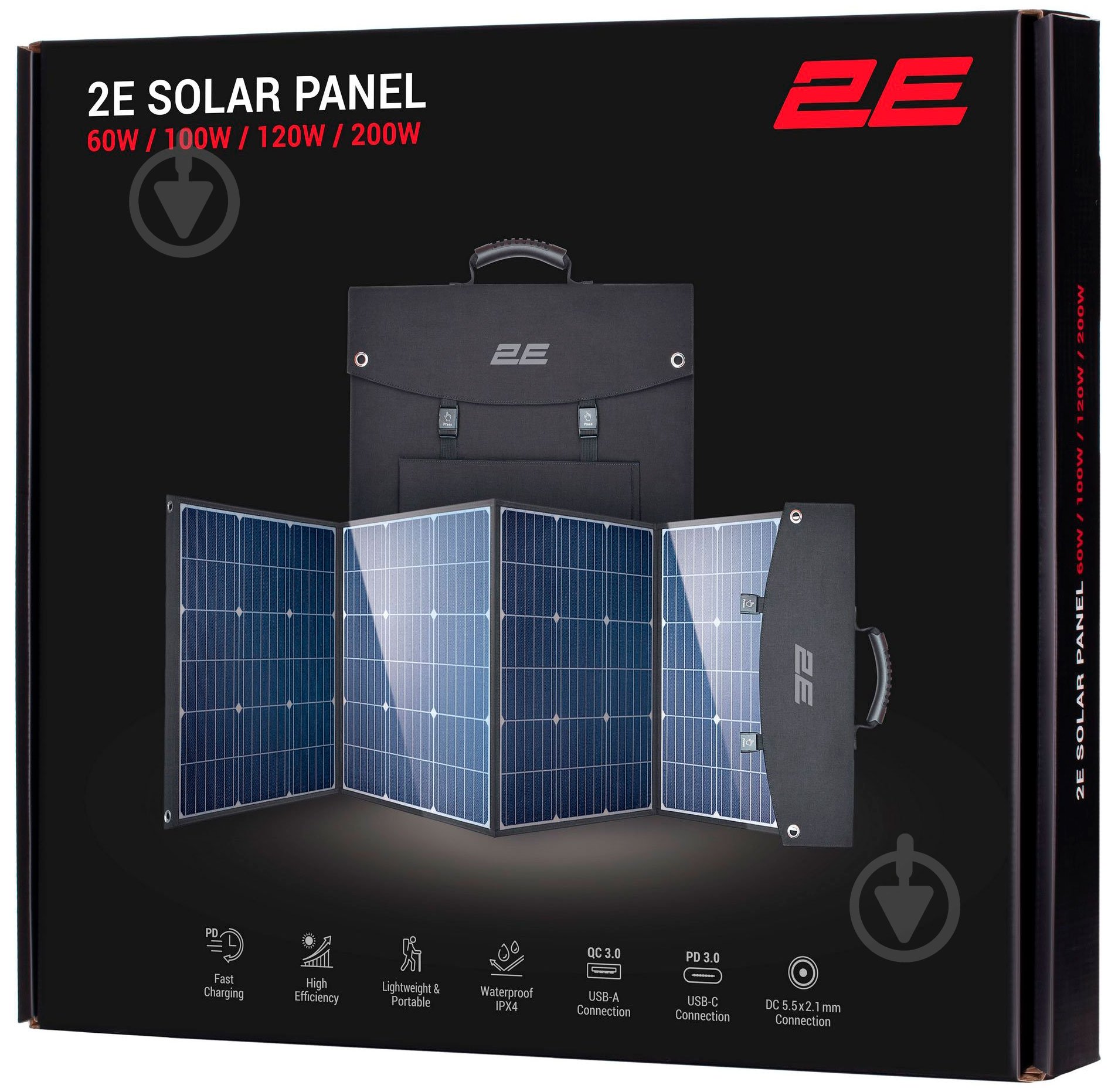 Солнечная панель 2E портативная LSFC-100 - фото 8 Солнечная панель 2E портативная LSFC-100 - фото 8