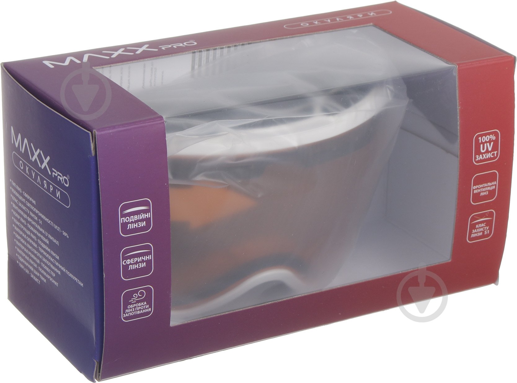 Очки MaxxPro SPHERE BASIC S WH one size белый - фото 5