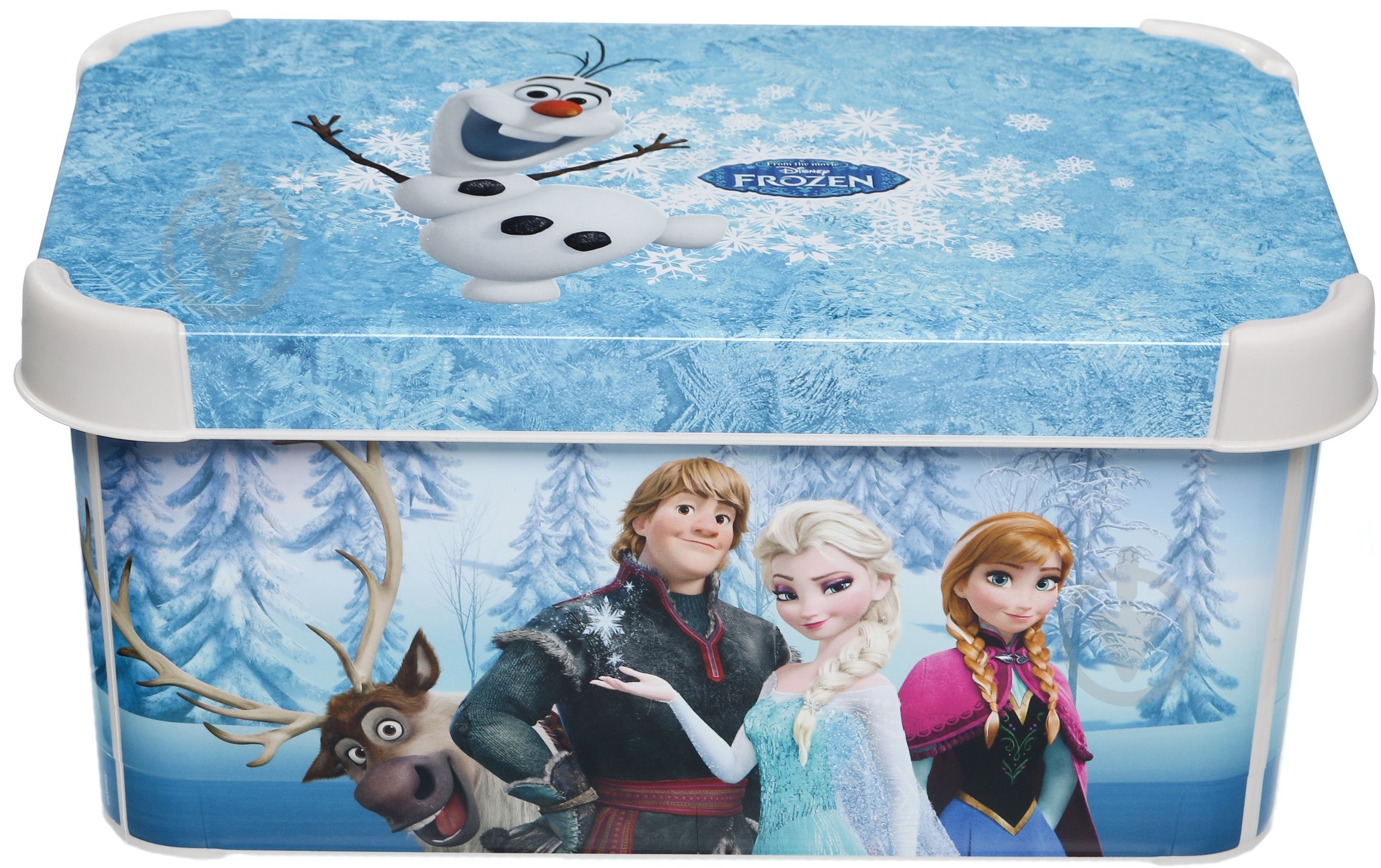 Контейнер для зберігання із кришкою Curver 222330 Frozen блакитний 140x200x300 мм - фото 2