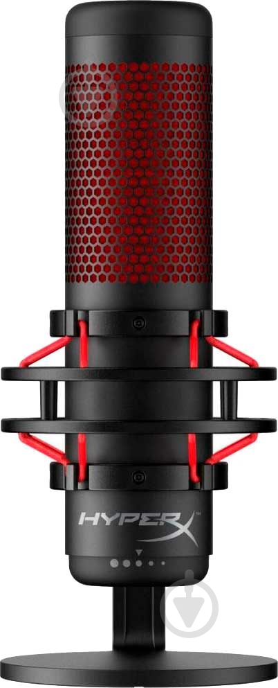 Микрофон HyperX Quadcast HX-MICQC-BK - фото 3 Микрофон HyperX Quadcast HX-MICQC-BK - фото 3