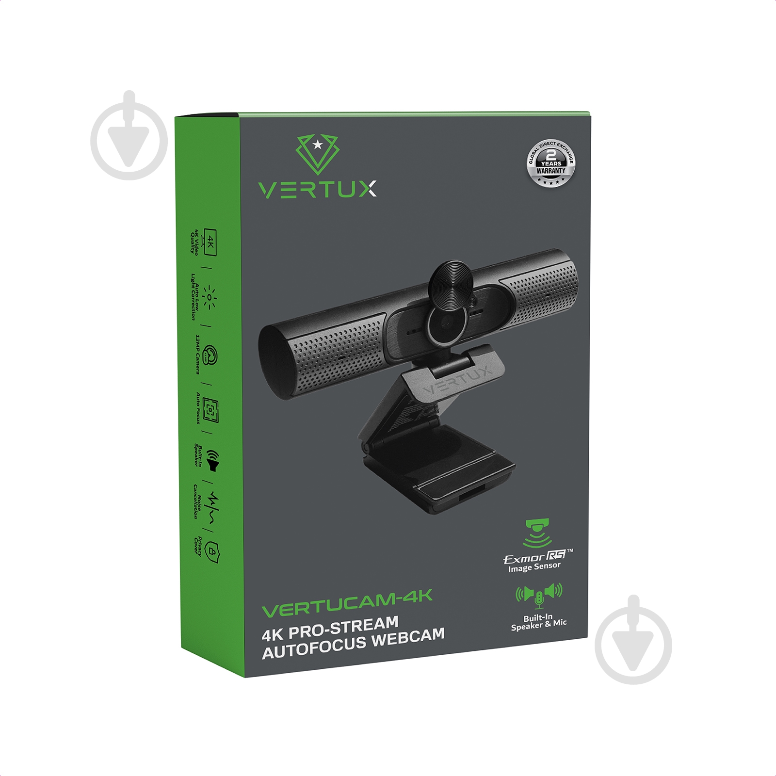 Веб-камера Vertux VertuCam-4K UHD USB (vertucam-4k.black) - фото 9 Веб-камера Vertux VertuCam-4K UHD USB (vertucam-4k.black) - фото 9