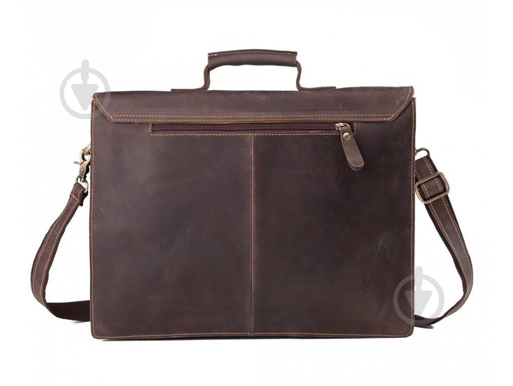 Портфель мужской Tiding Bag GA2095R коричневый - фото 2