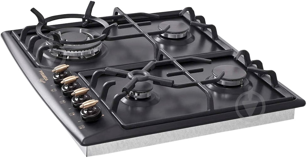 Варочная поверхность газовая Pyramida PF 640 STEL-E/A BLACK - фото 2