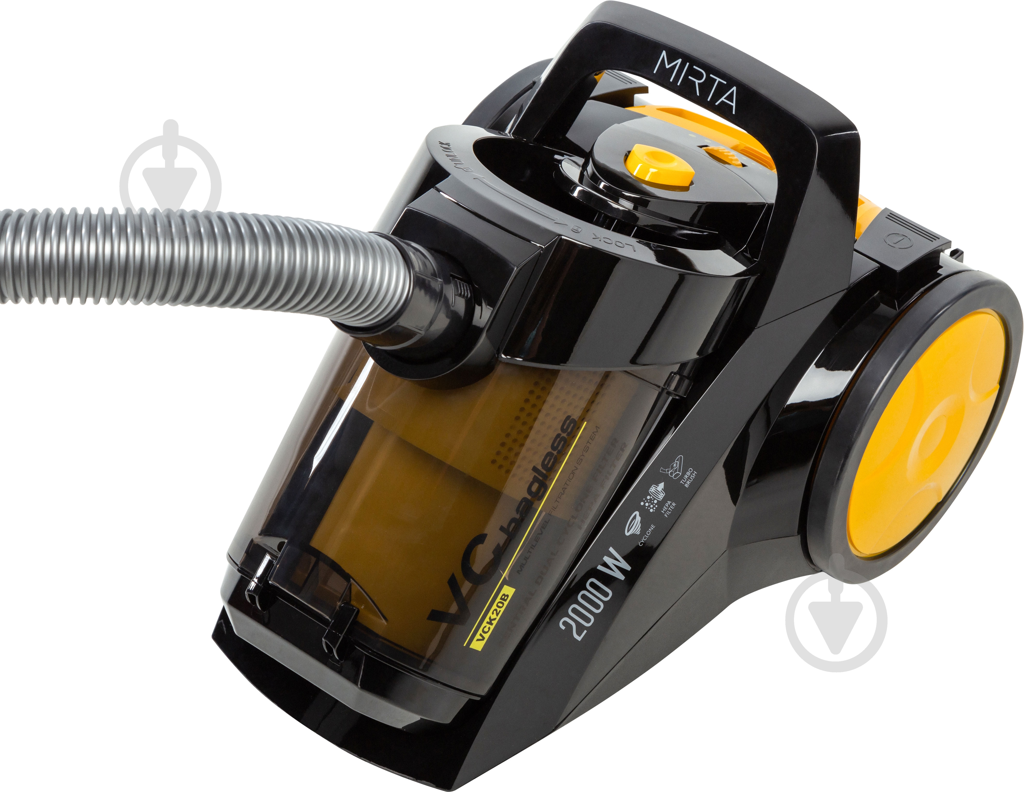 Пылесос Mirta без мешка VCK20B black - фото 5 Пылесос Mirta без мешка VCK20B black - фото 5