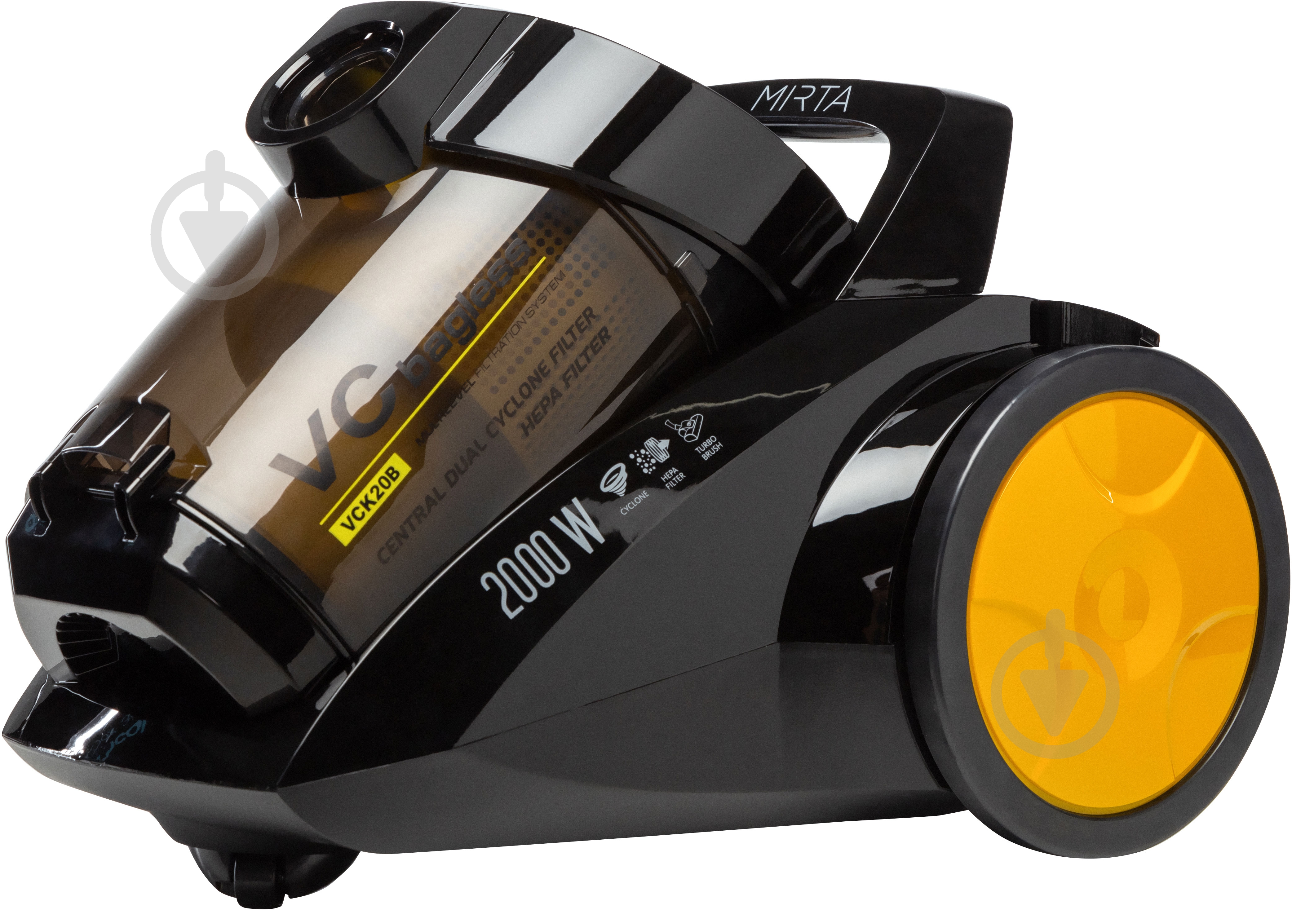 Пылесос Mirta без мешка VCK20B black - фото 7 Пылесос Mirta без мешка VCK20B black - фото 7