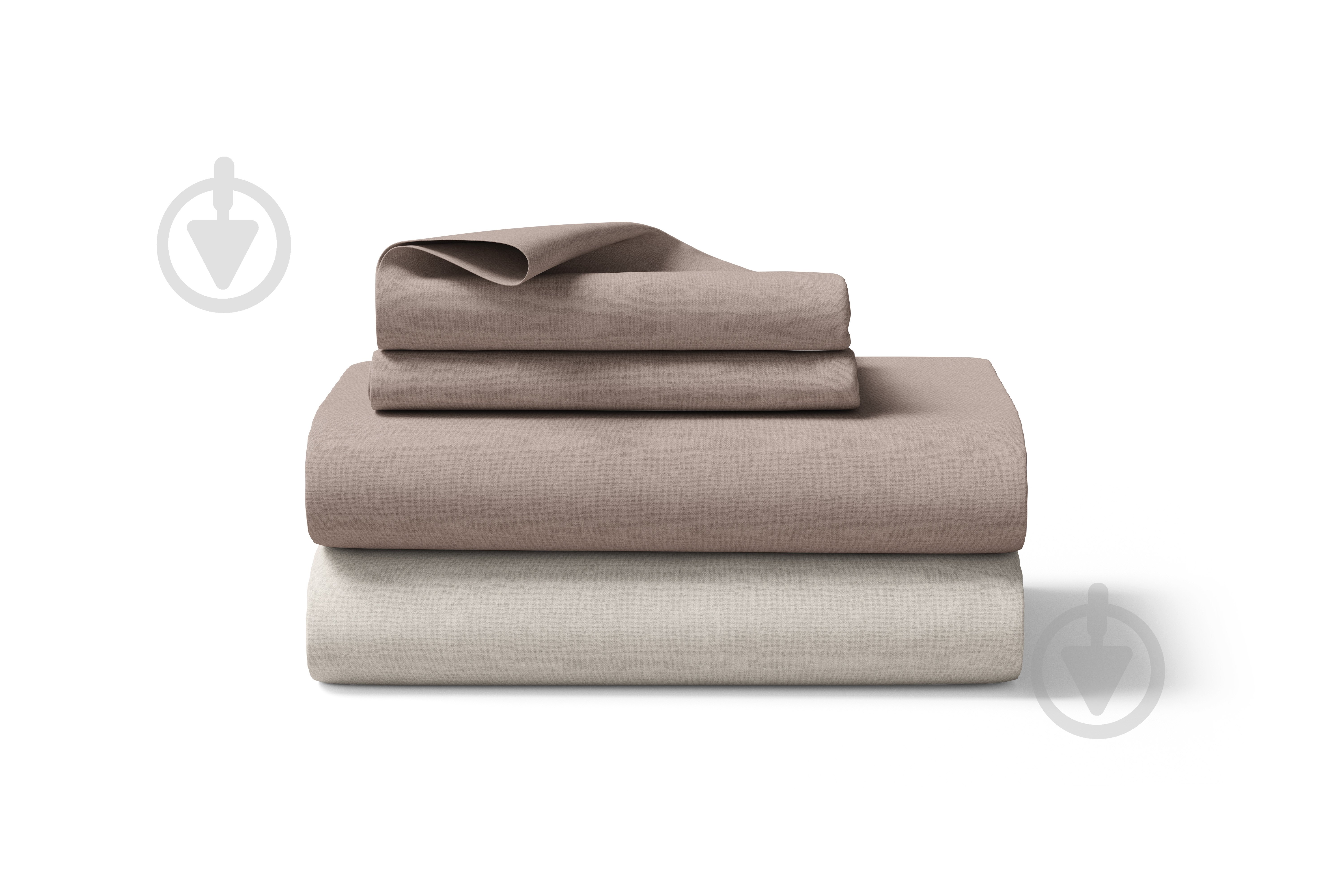 Комплект постільної білизни WARM TAUPE сімейний коричневий UP! (Underprice) - фото 3 Комплект постільної білизни WARM TAUPE сімейний коричневий UP! (Underprice) - фото 3