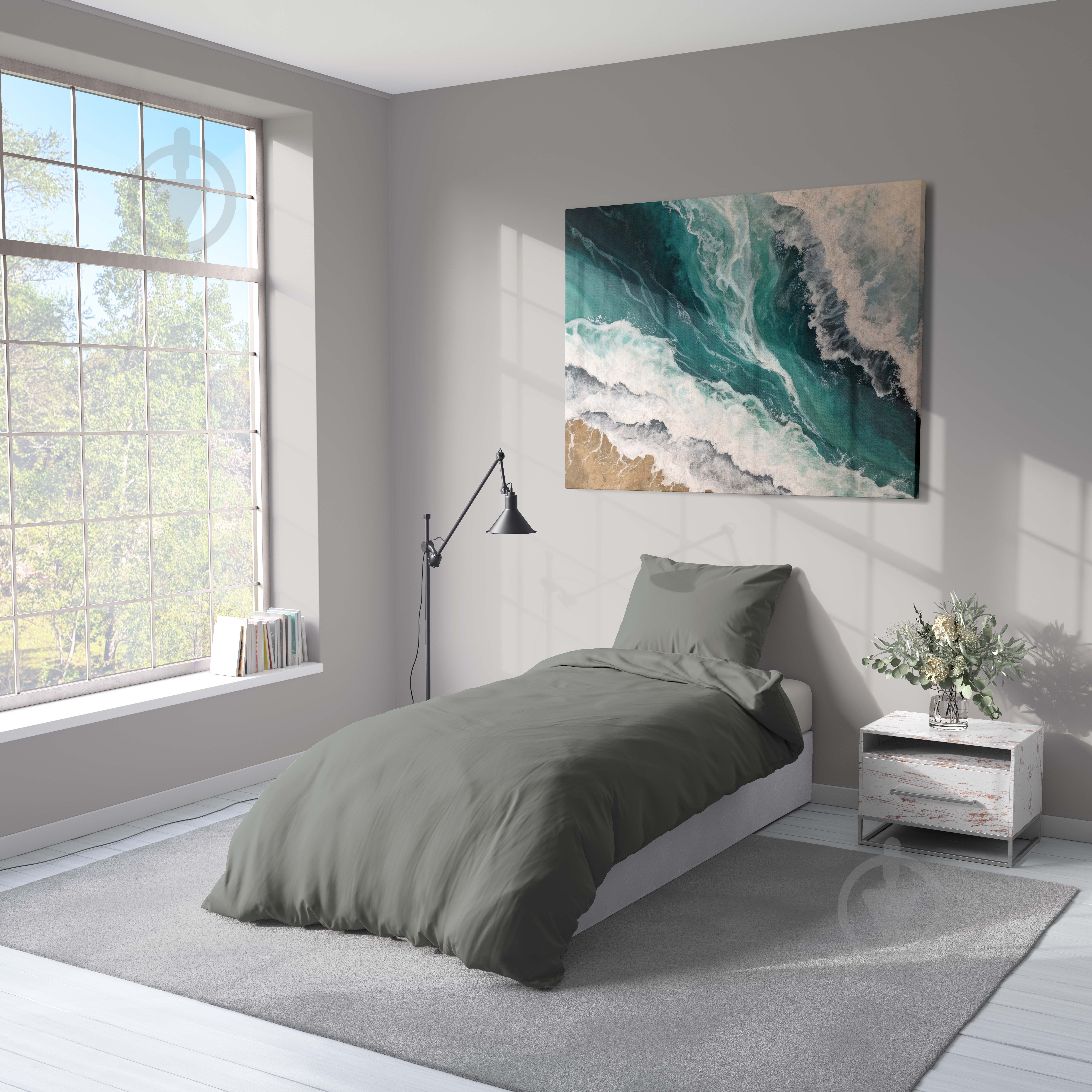 Комплект постельного белья DRIED SAGE 1,5 серый UP! (Underprice) - фото 2 Комплект постельного белья DRIED SAGE 1,5 серый UP! (Underprice) - фото 2