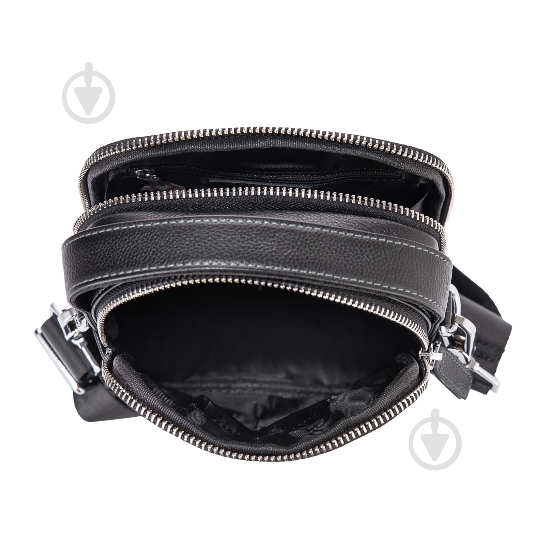 Сумка-мессенджер мужская Tiding Bag M711-2A черный - фото 4 Сумка-мессенджер мужская Tiding Bag M711-2A черный - фото 4