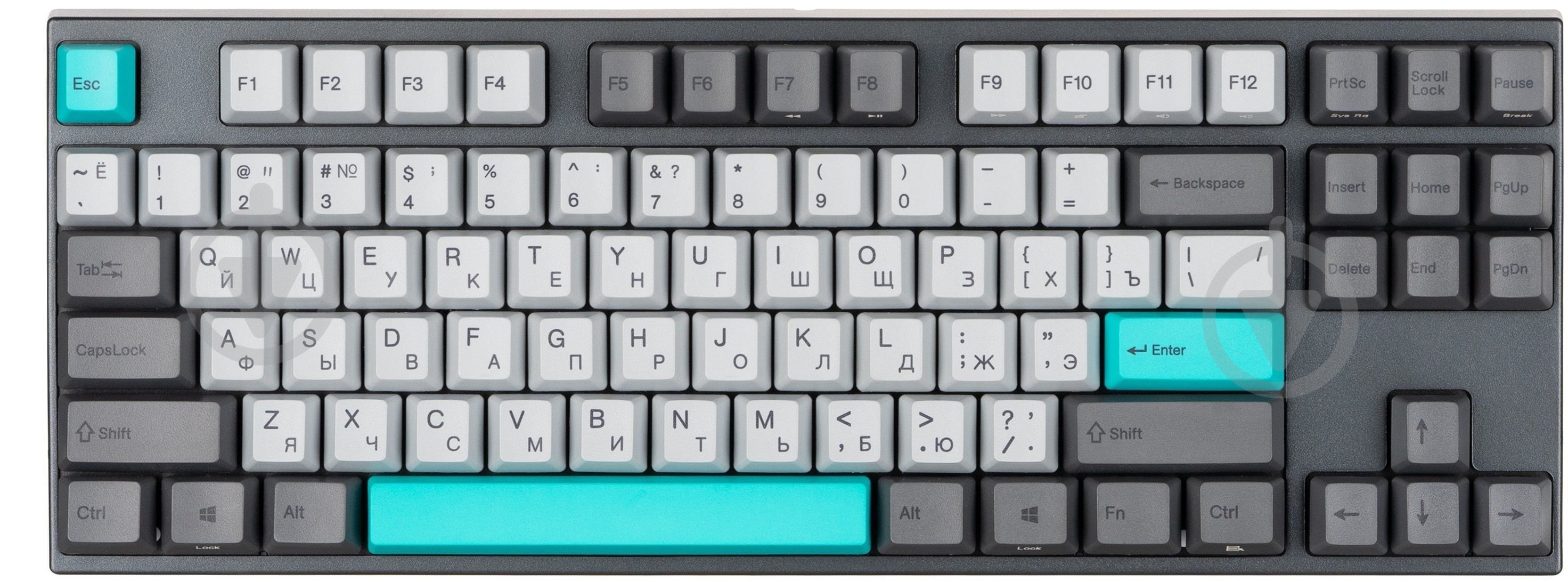 Клавиатура Varmilo MA87M Moonlight EC Sakura V2 (MA87MO2W/LLPN2RB) grey - фото 1