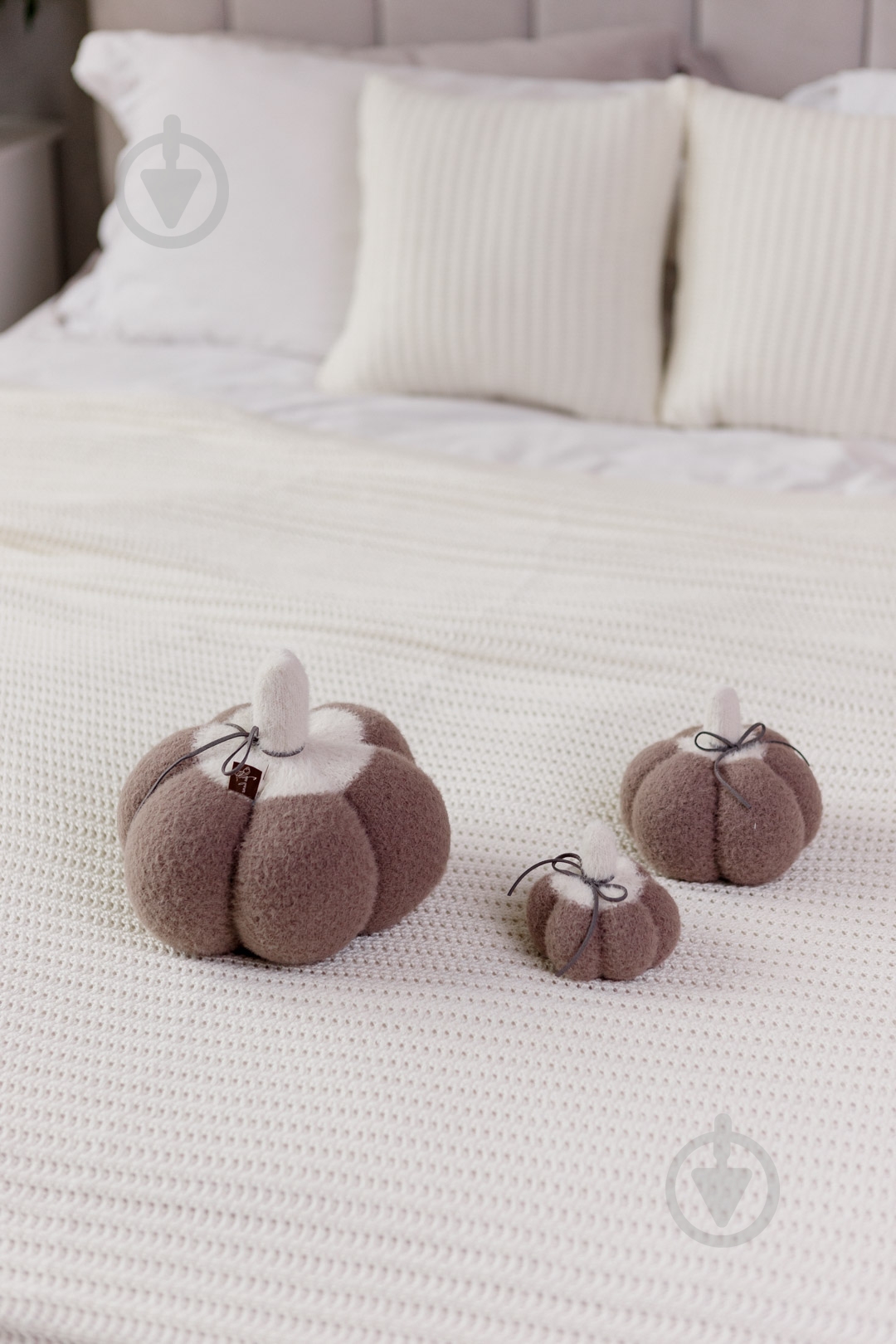 Декоративное изделие "Гарбузяшка" Тауп Dх25 см 25 см тауп Прованс - фото 5