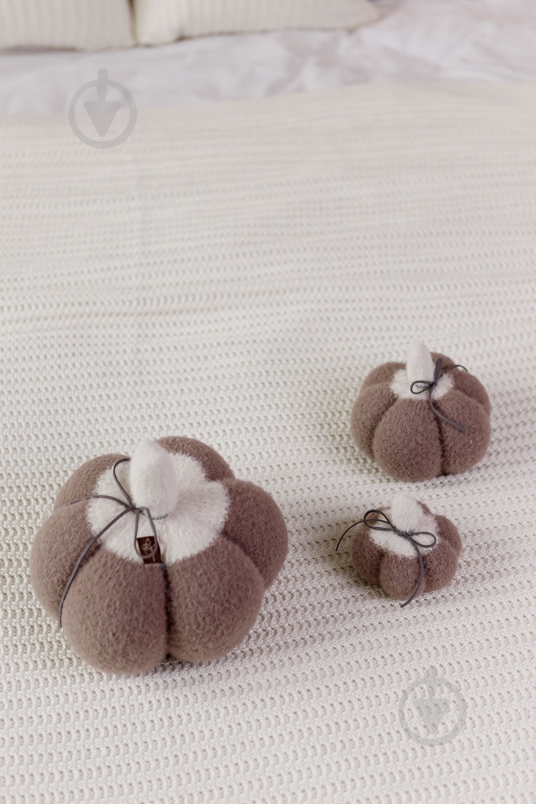 Декоративное изделие "Гарбузяшка" Тауп Dх25 см 25 см тауп Прованс - фото 6