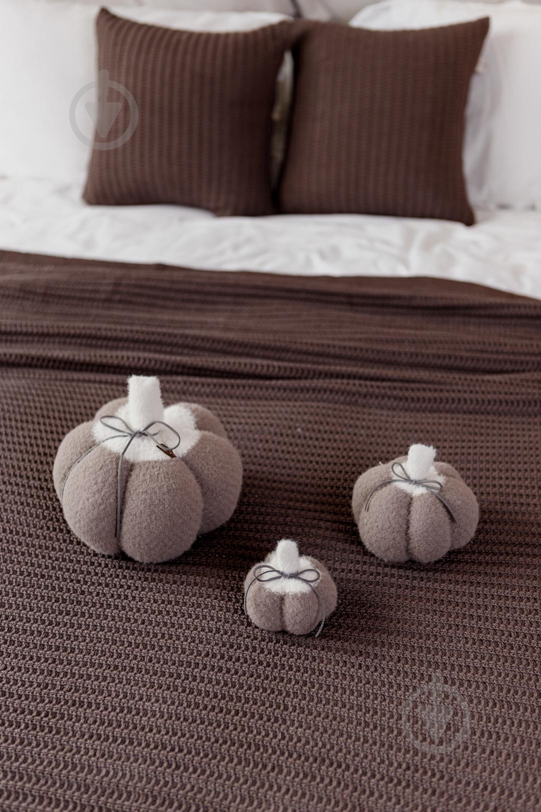 Декоративное изделие "Гарбузяшка" Тауп Dх25 см 25 см тауп Прованс - фото 8