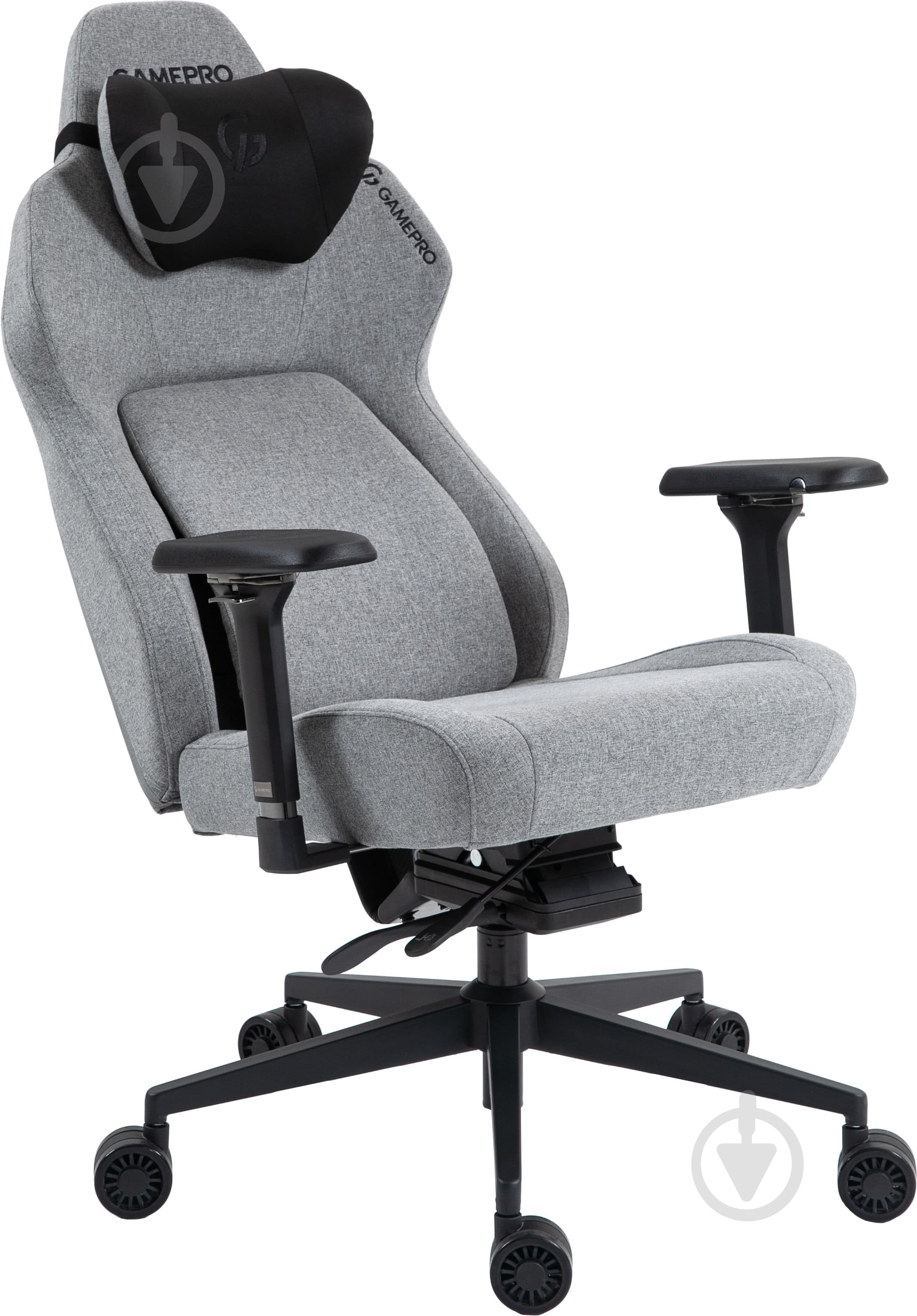 Крісло ігрове GamePro GC925G Grey fabric сірий - фото 6