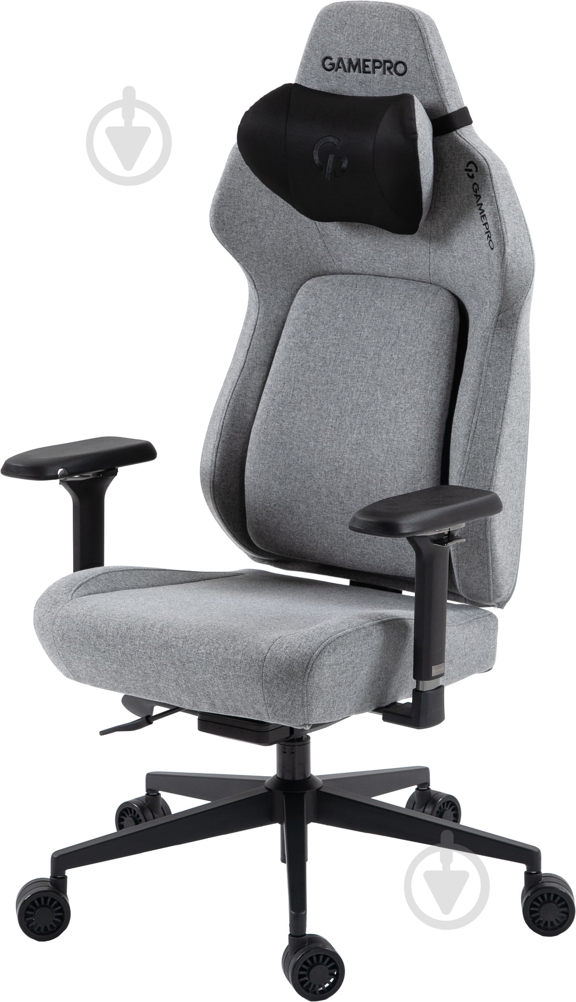 Крісло ігрове GamePro GC925G Grey fabric сірий - фото 8
