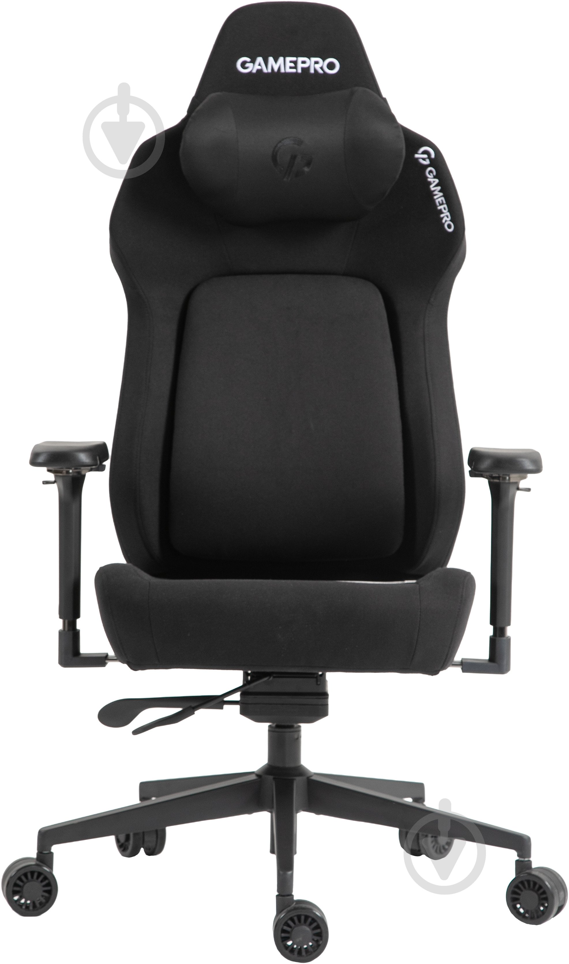 Крісло ігрове GamePro GC925B Black fabric чорний - фото 1