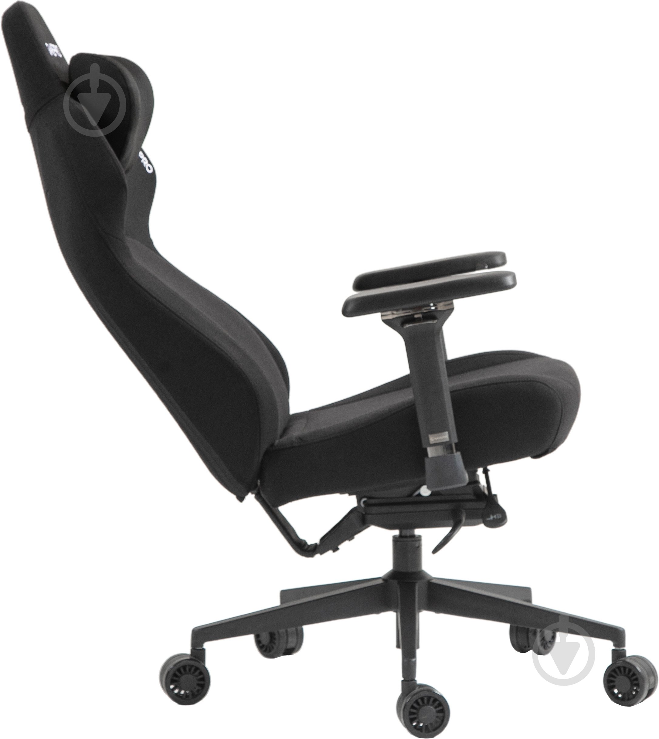 Крісло ігрове GamePro GC925B Black fabric чорний - фото 6