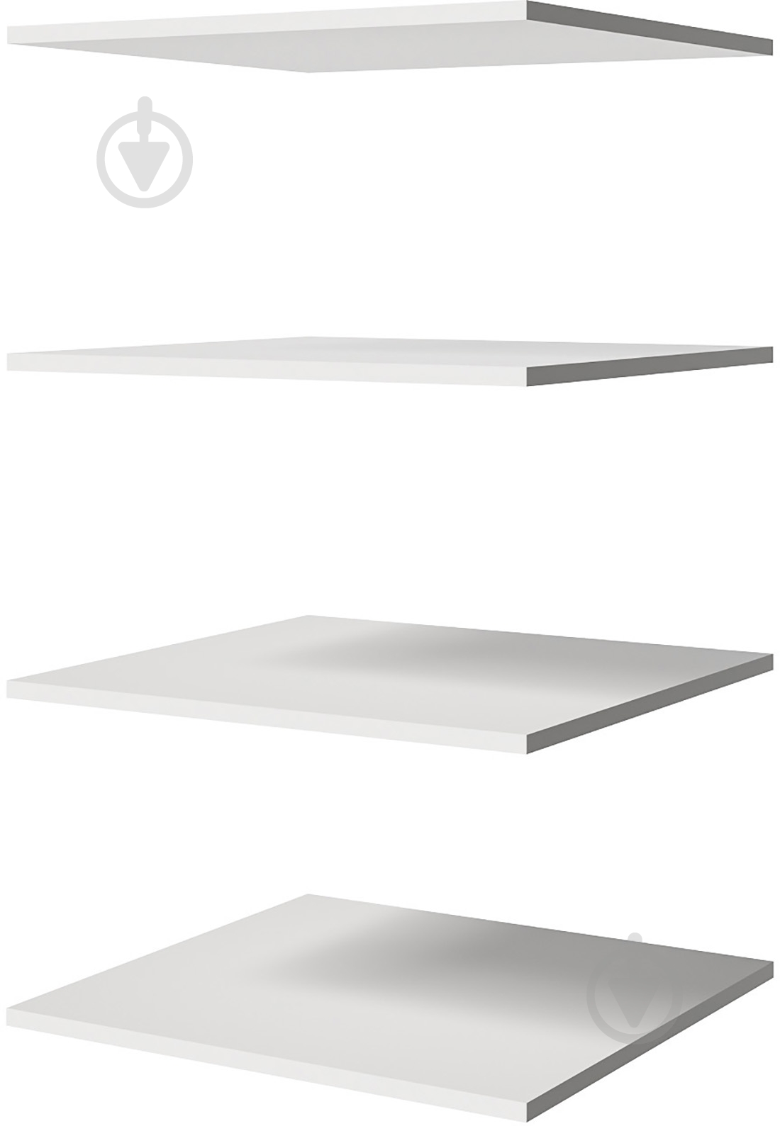 Полиці до шафи гардеробної Софро набір 3Д "Сінді" - фото 1