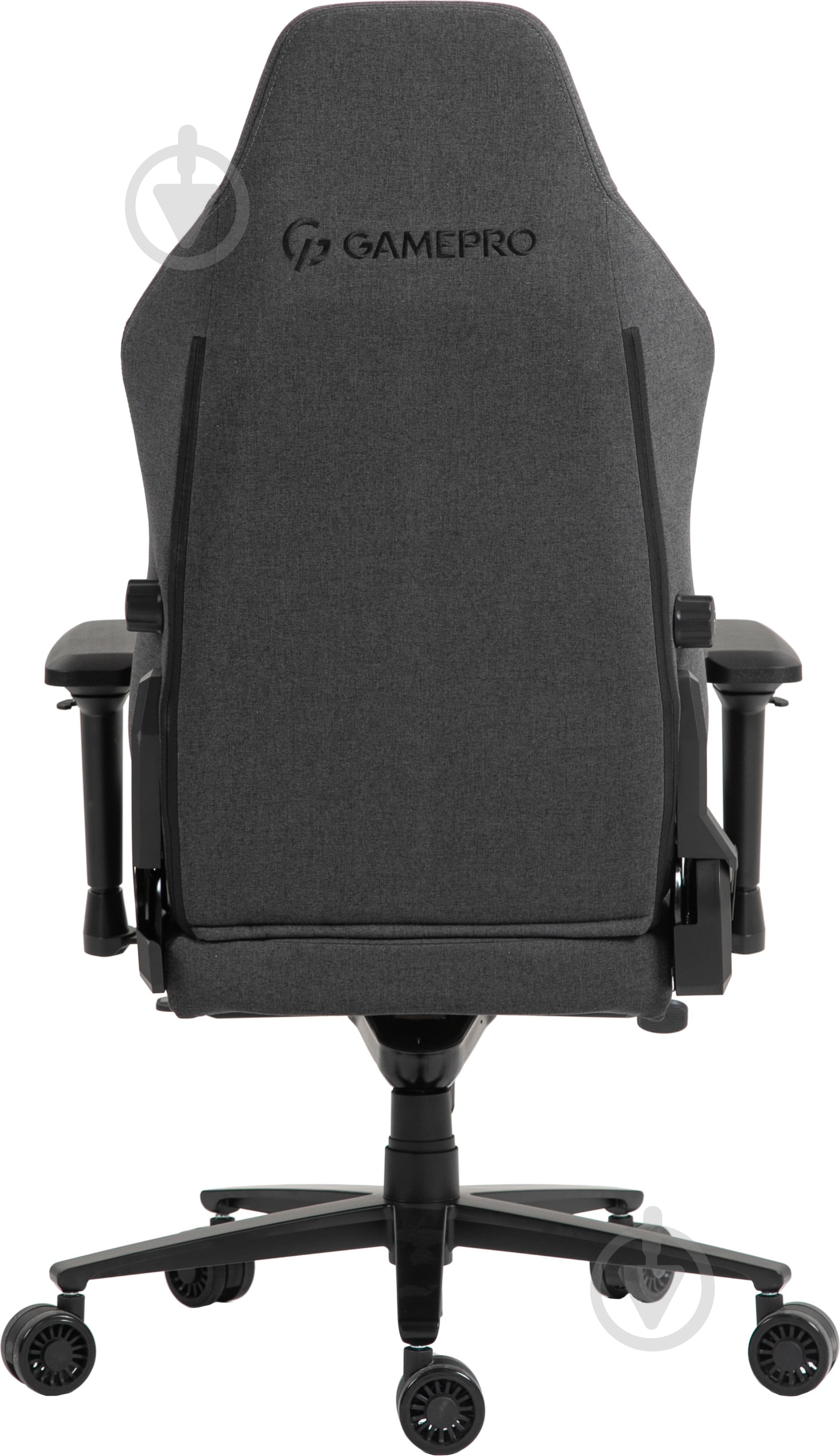 Крісло ігрове GamePro GC775DG Dark grey fabric сірий - фото 5