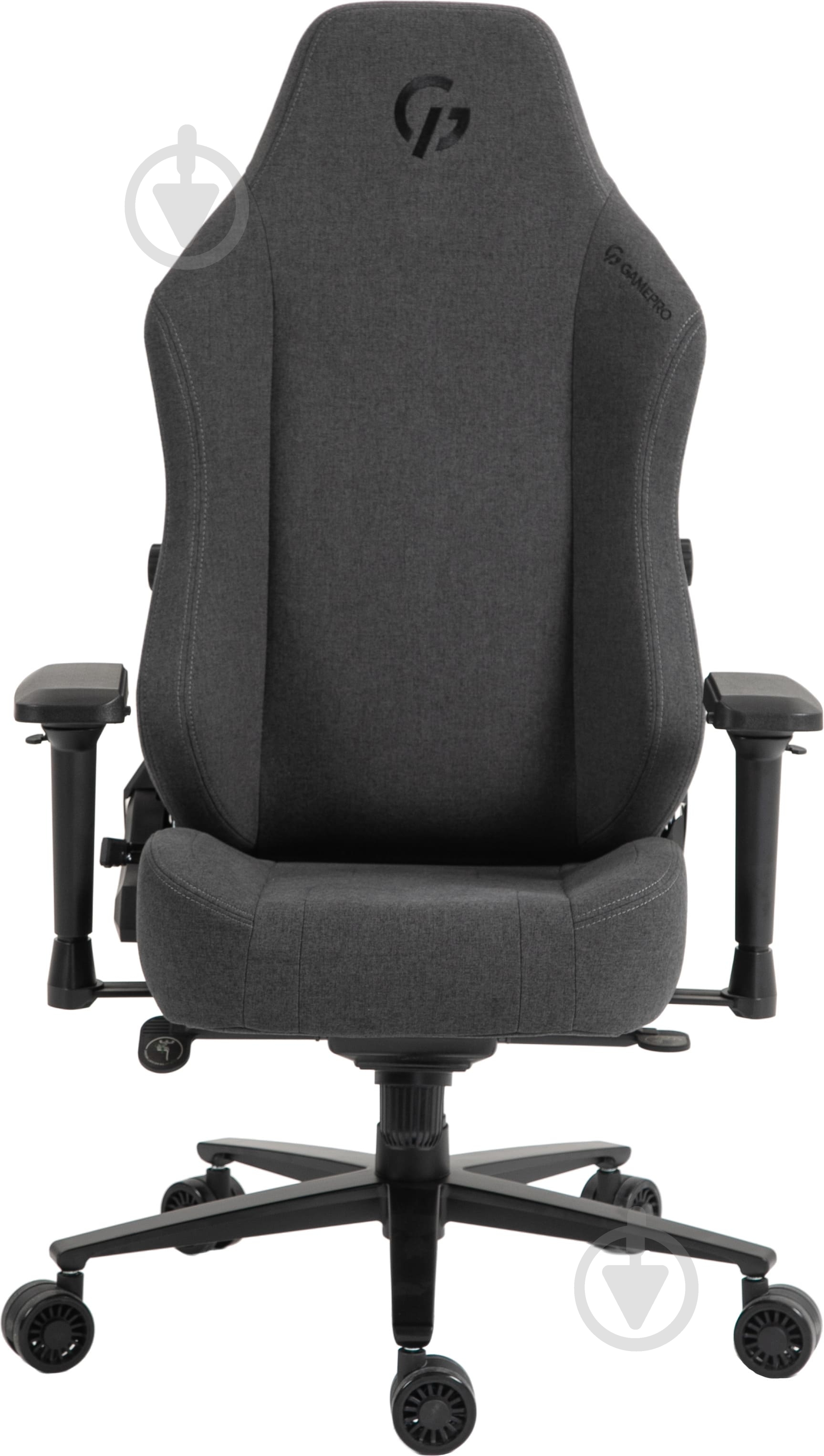 Крісло ігрове GamePro GC775DG Dark grey fabric сірий - фото 9