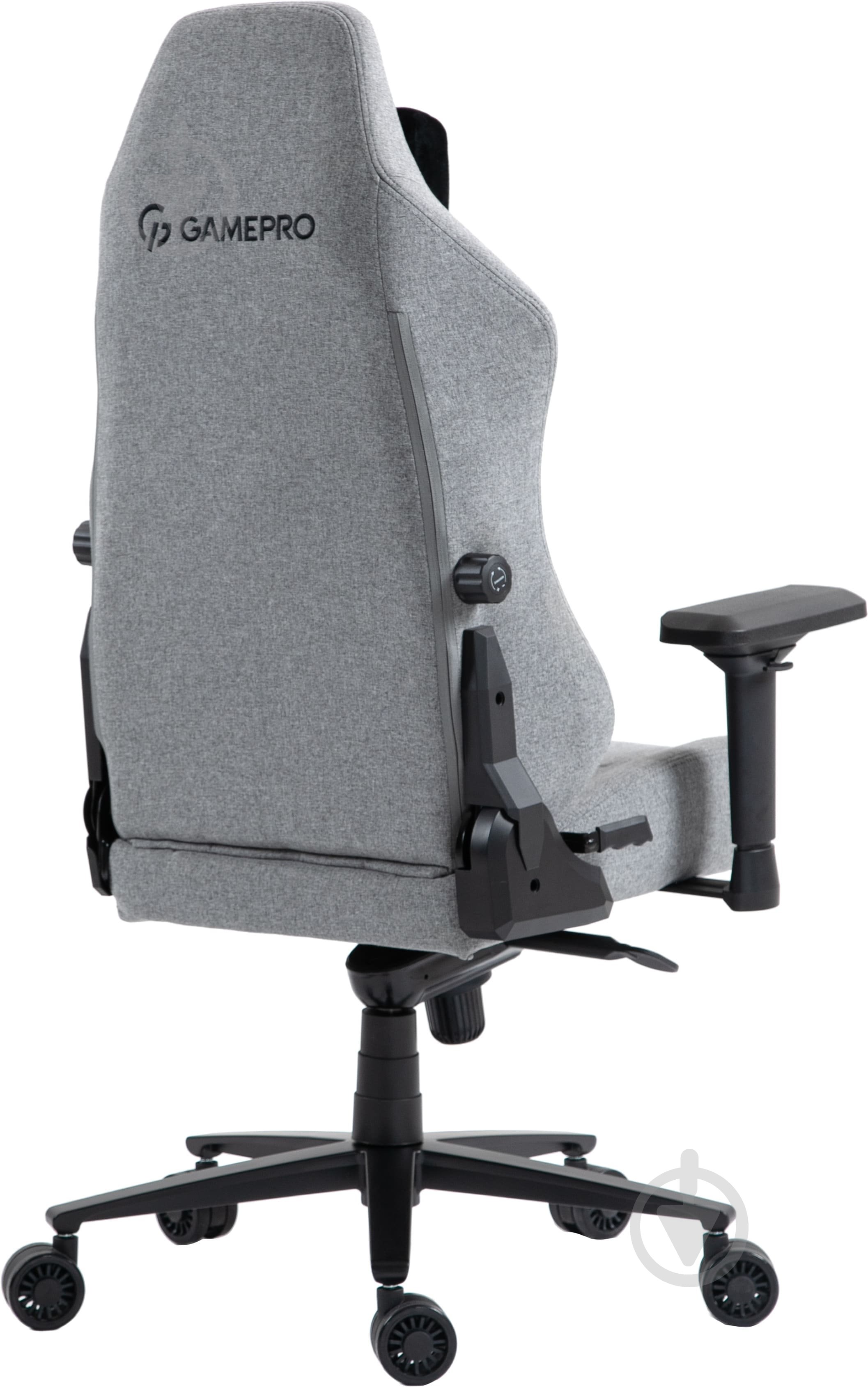 Кресло игровое GamePro GC775G Grey fabric серый - фото 4 Кресло игровое GamePro GC775G Grey fabric серый - фото 4