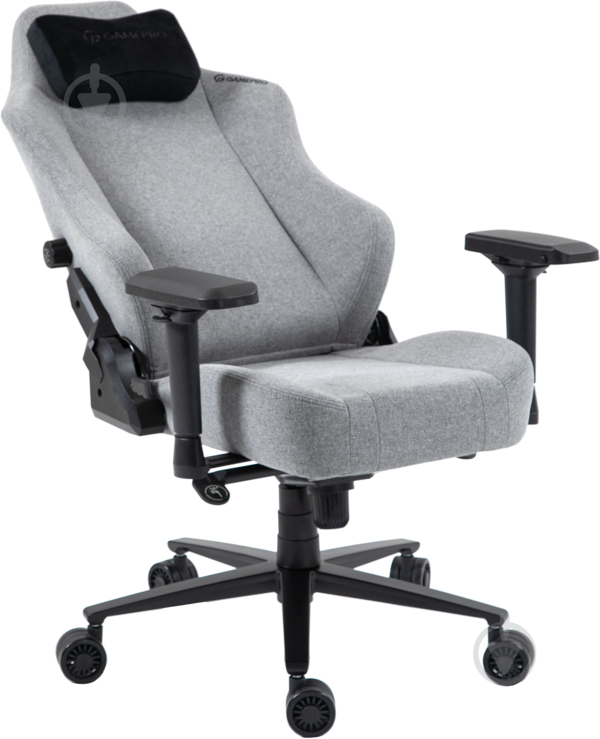 Кресло игровое GamePro GC775G Grey fabric серый - фото 6 Кресло игровое GamePro GC775G Grey fabric серый - фото 6
